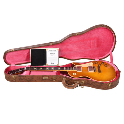 Gibson Custom Shop Murphy Lab 1958 Les Paul Standard Reissue Lemon Burst Heavy Aged Electric Guitars