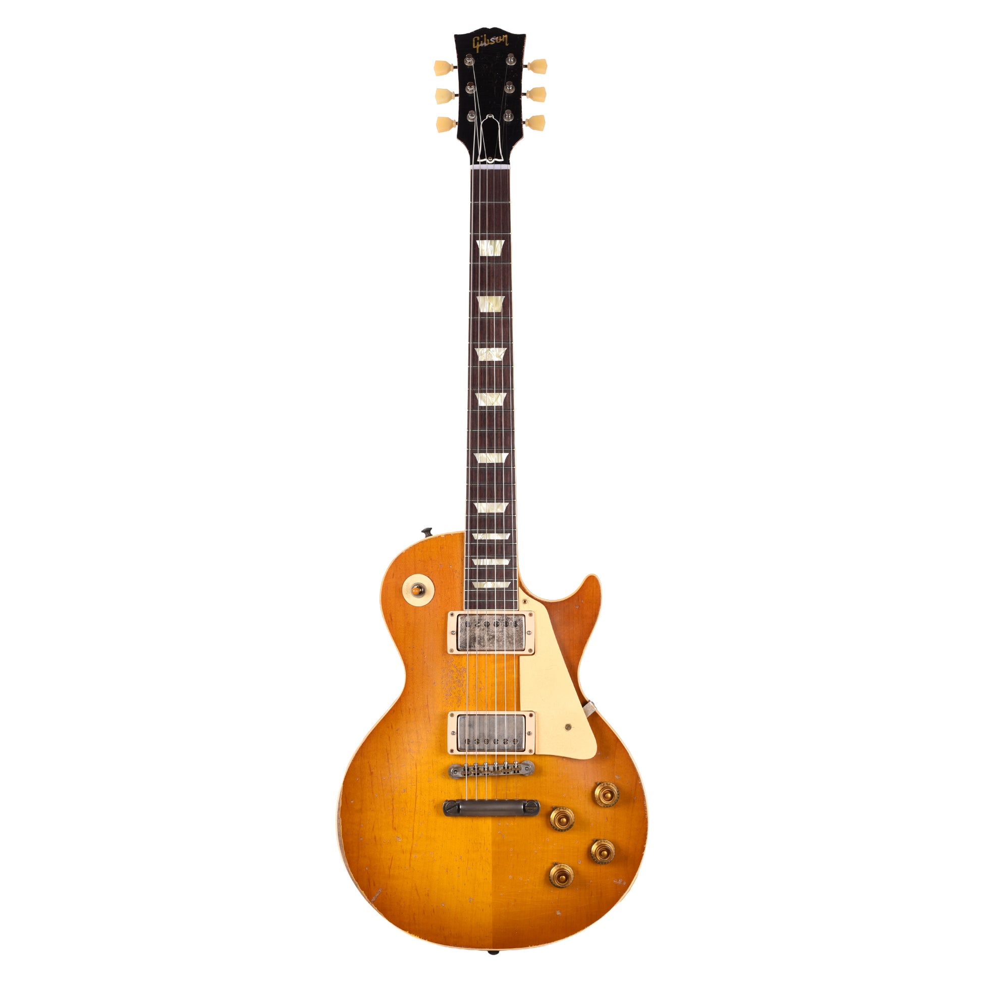 Gibson Custom Shop Murphy Lab 1958 Les Paul Standard Reissue Lemon Burst Heavy Aged Electric Guitars
