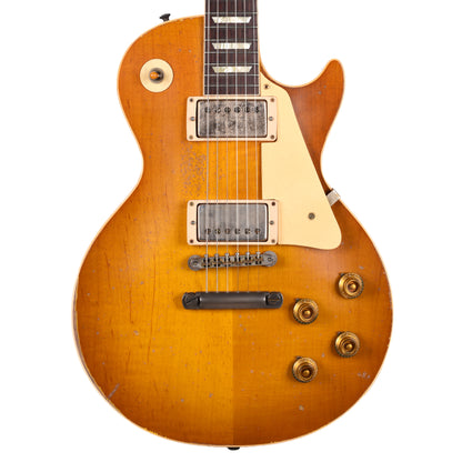 Gibson Custom Shop Murphy Lab 1958 Les Paul Standard Reissue Lemon Burst Heavy Aged Electric Guitars