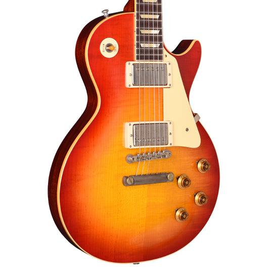 Gibson Custom Shop Murphy Lab 1958 Les Paul Standard Reissue Washed Cherry Sunburst Ultra Light Aged Electric Guitars
