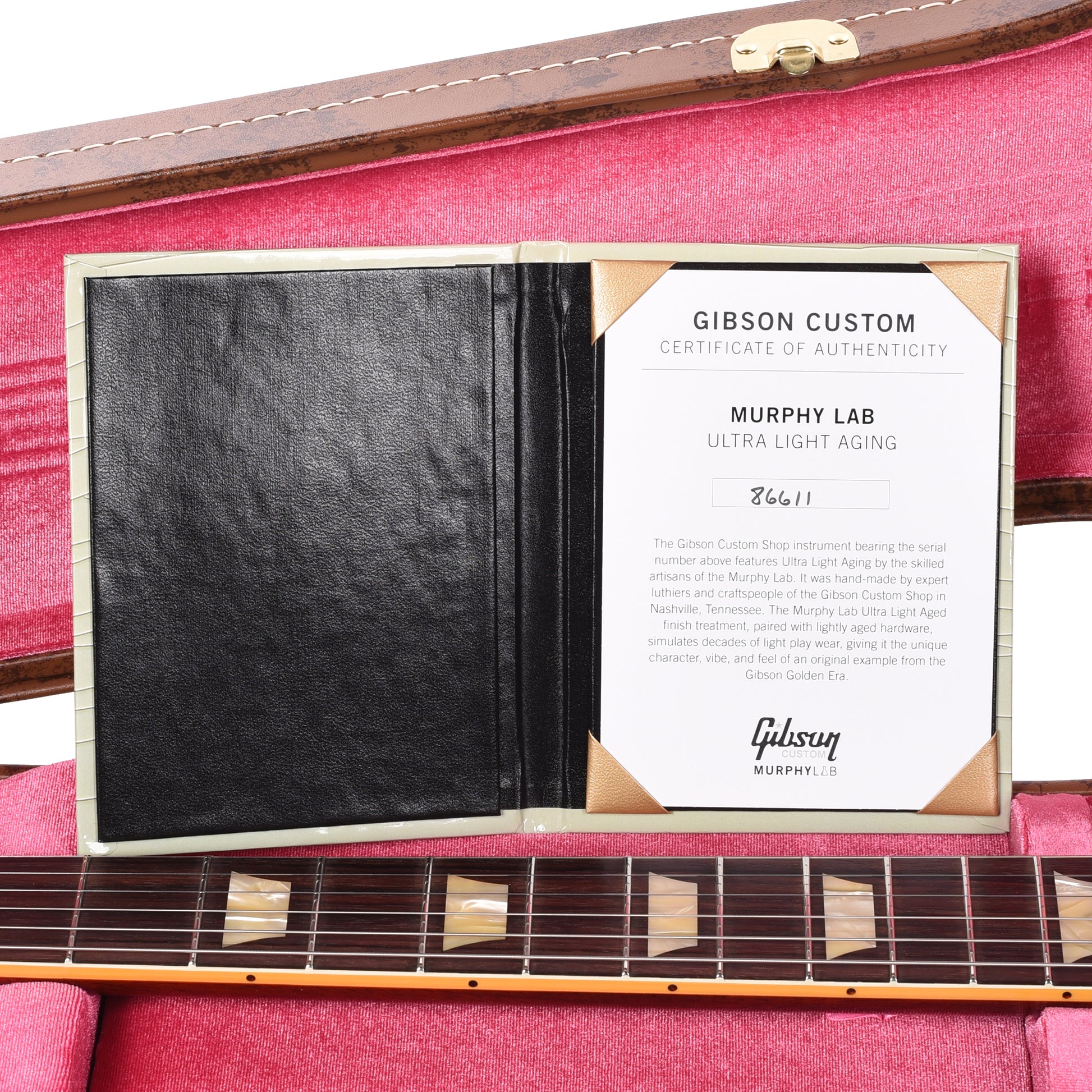Gibson Custom Shop Murphy Lab 1958 Les Paul Standard Reissue Washed Cherry Sunburst Ultra Light Aged Electric Guitars