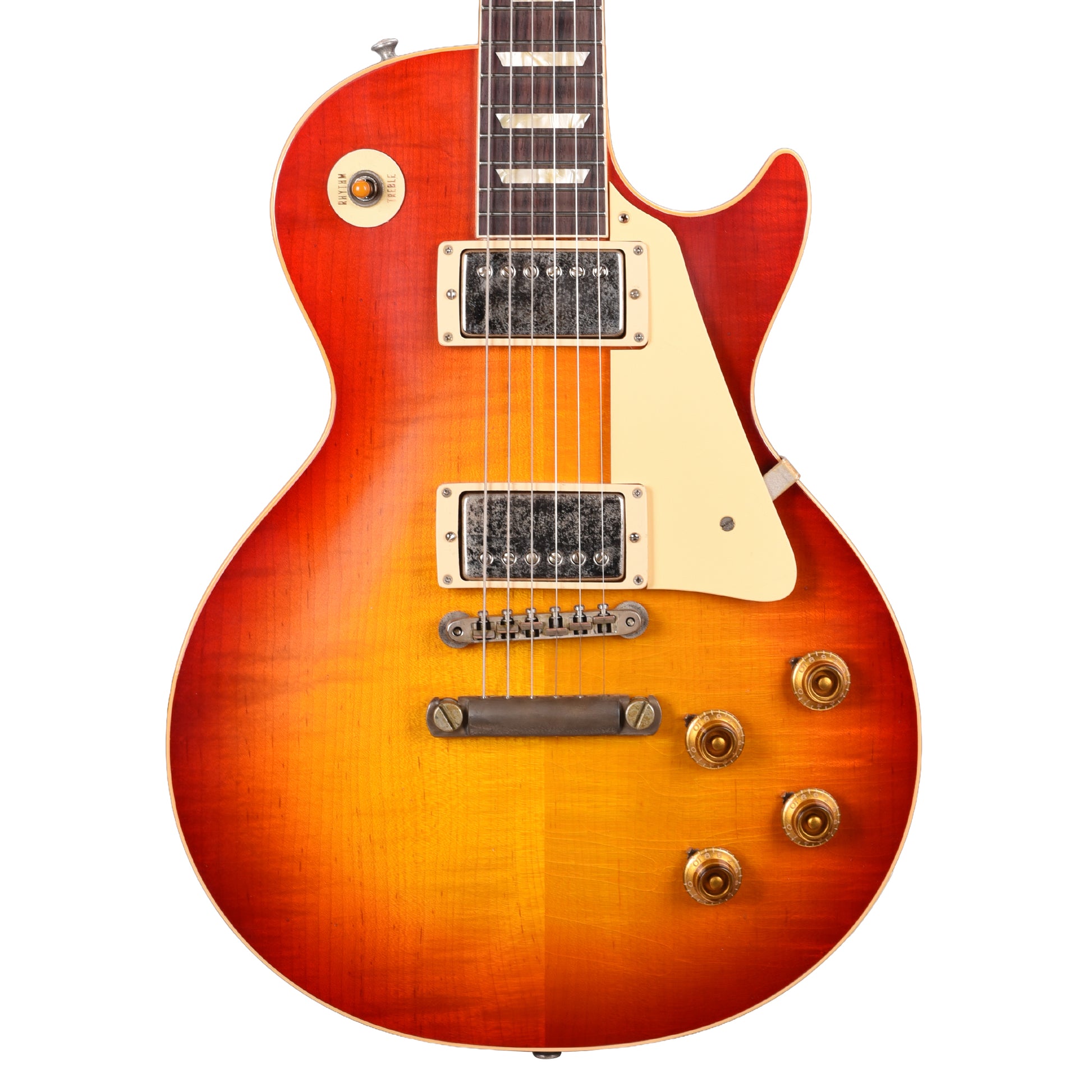 Gibson Custom Shop Murphy Lab 1958 Les Paul Standard Reissue Washed Cherry Sunburst Ultra Light Aged Electric Guitars