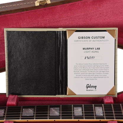 Gibson Custom Shop Murphy Lab 1959 ES-355 Reissue Stop Bar Watermelon Red Light Aged Electric Guitars