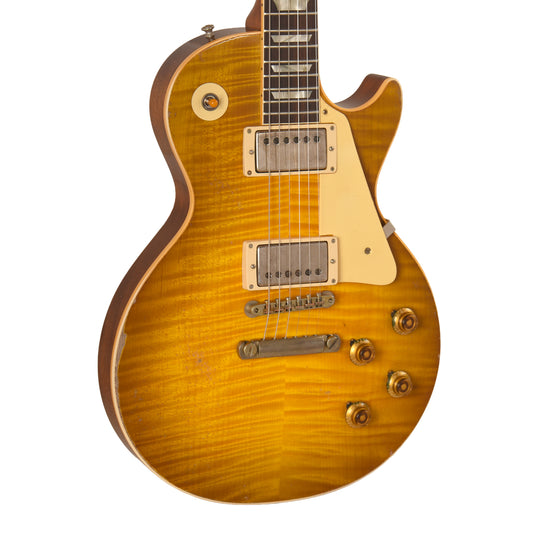 Gibson Custom Shop Murphy Lab 1959 Les Paul Standard Reissue Green Lemon Fade Heavy Aged Electric Guitars