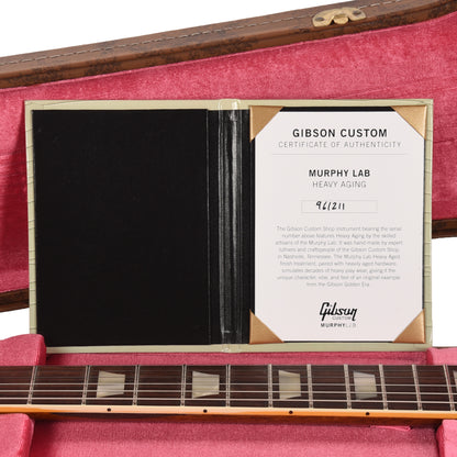 Gibson Custom Shop Murphy Lab 1959 Les Paul Standard Reissue Green Lemon Fade Heavy Aged Electric Guitars