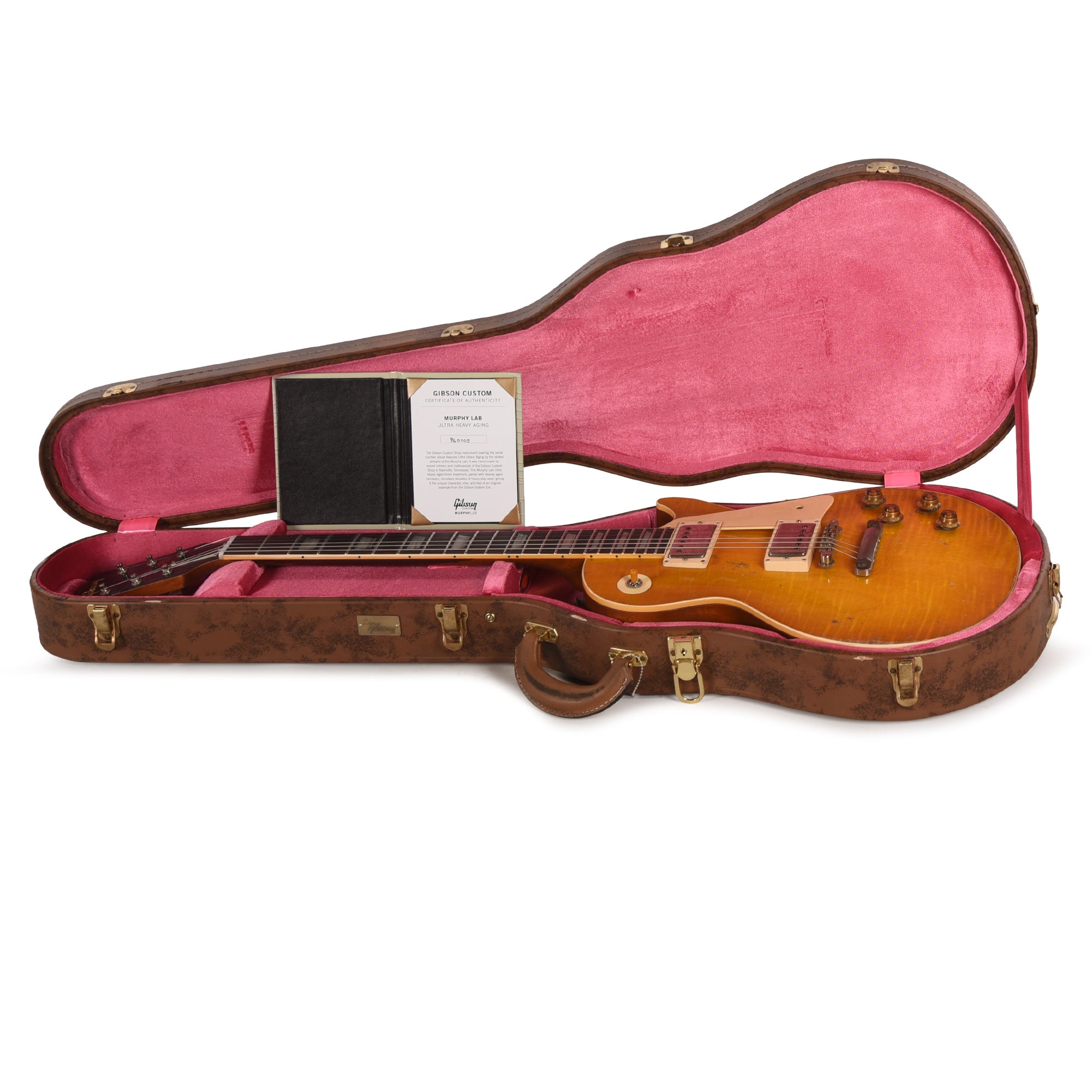 Gibson Custom Shop Murphy Lab 1959 Les Paul Standard Reissue Lemon Burst Ultra Heavy Aged Electric Guitars
