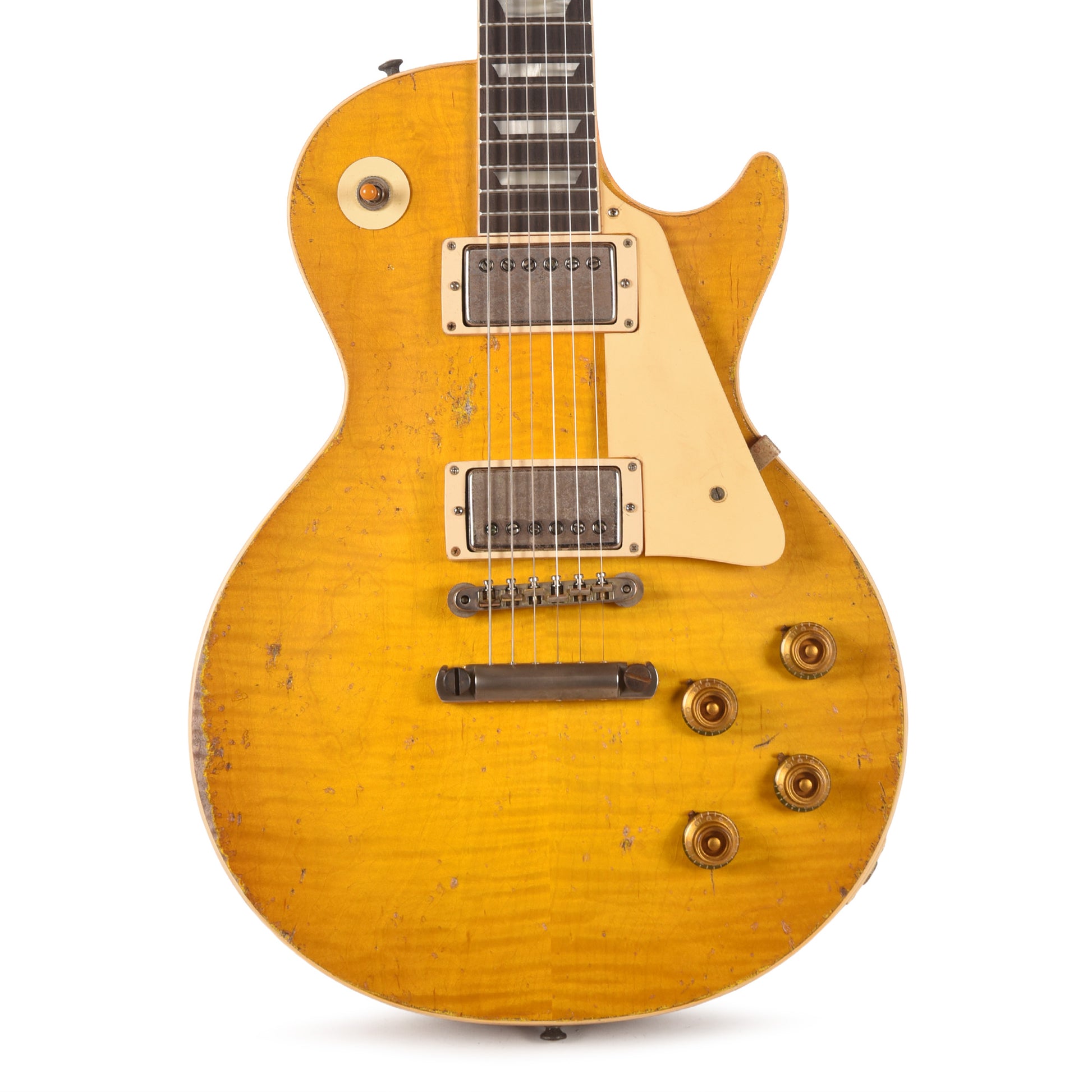 Gibson Custom Shop Murphy Lab 1959 Les Paul Standard Reissue Lemon Burst Ultra Heavy Aged Electric Guitars