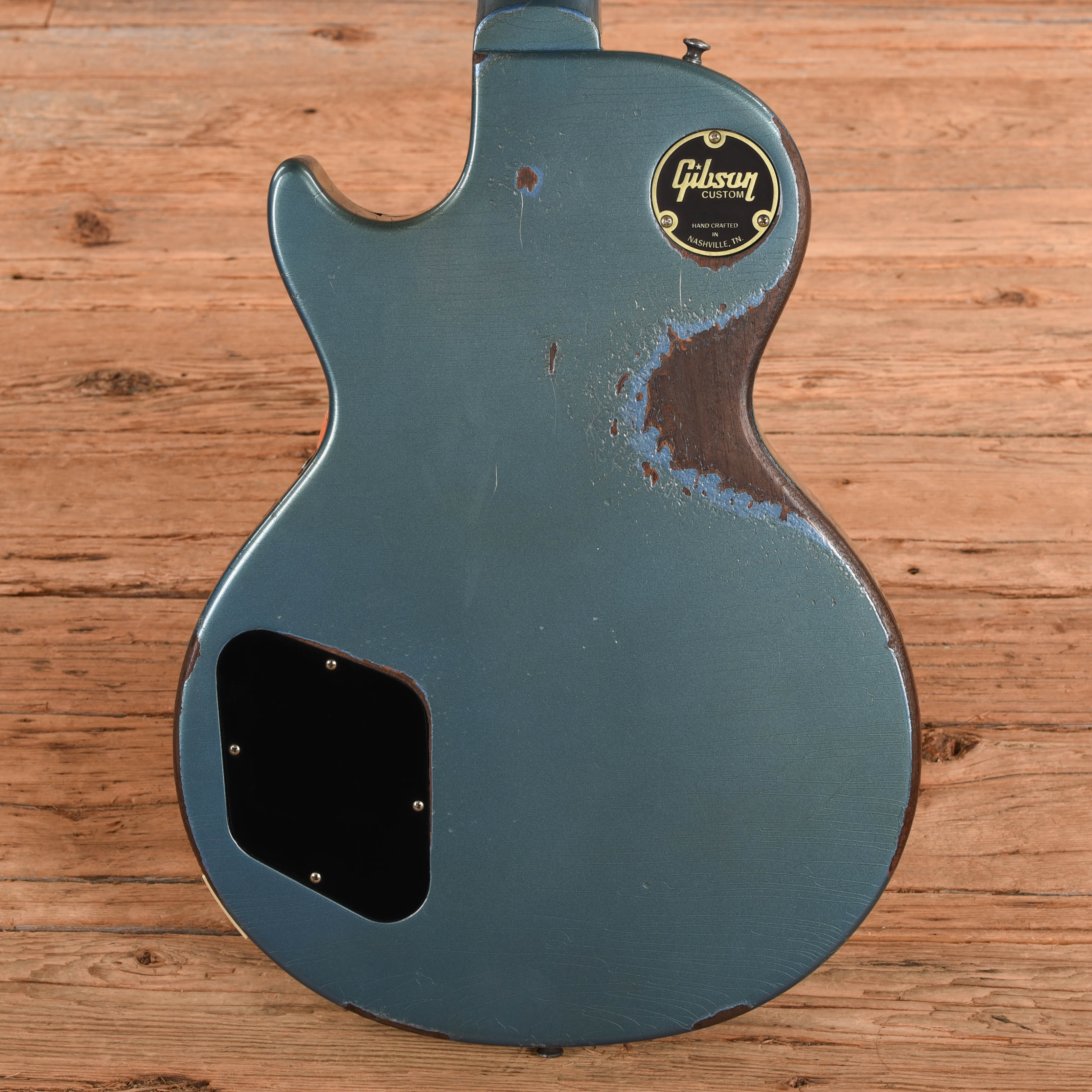 Gibson Custom Shop Murphy Lab '58 Les Paul Standard Reissue Heavy Aged Pelham Blue 2024 Electric Guitars