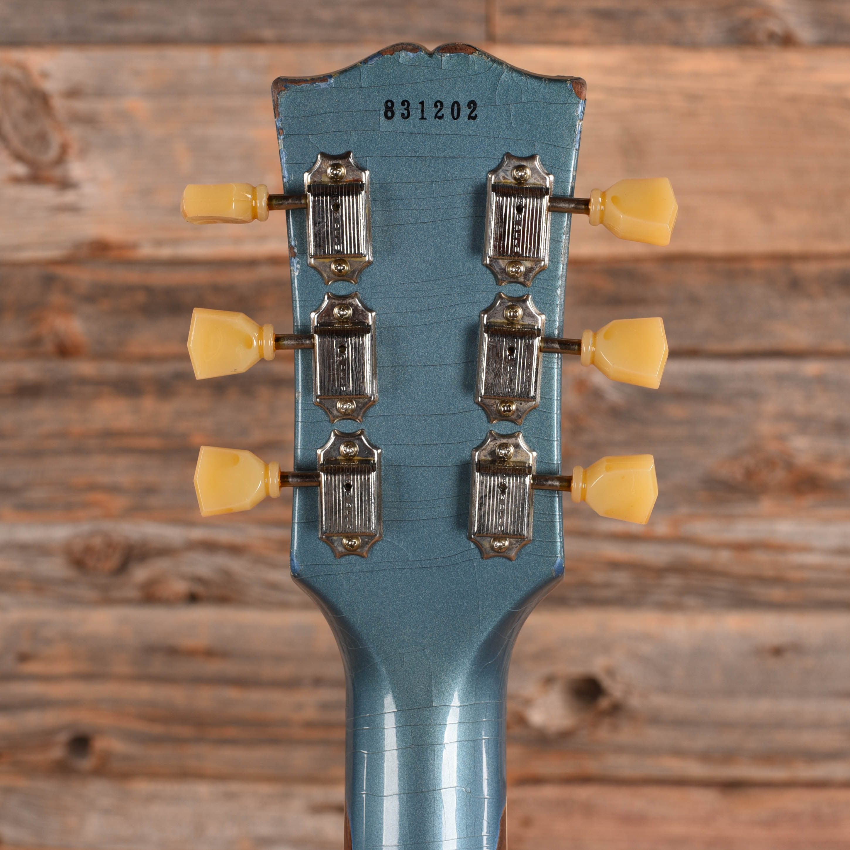 Gibson Custom Shop Murphy Lab '58 Les Paul Standard Reissue Heavy Aged Pelham Blue 2024 Electric Guitars