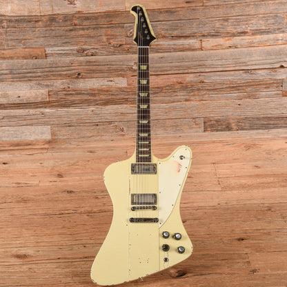 Gibson Custom Shop Murphy Lab '64 Johnny Winter Signature Firebird V Polaris White Aged 2021 Electric Guitars
