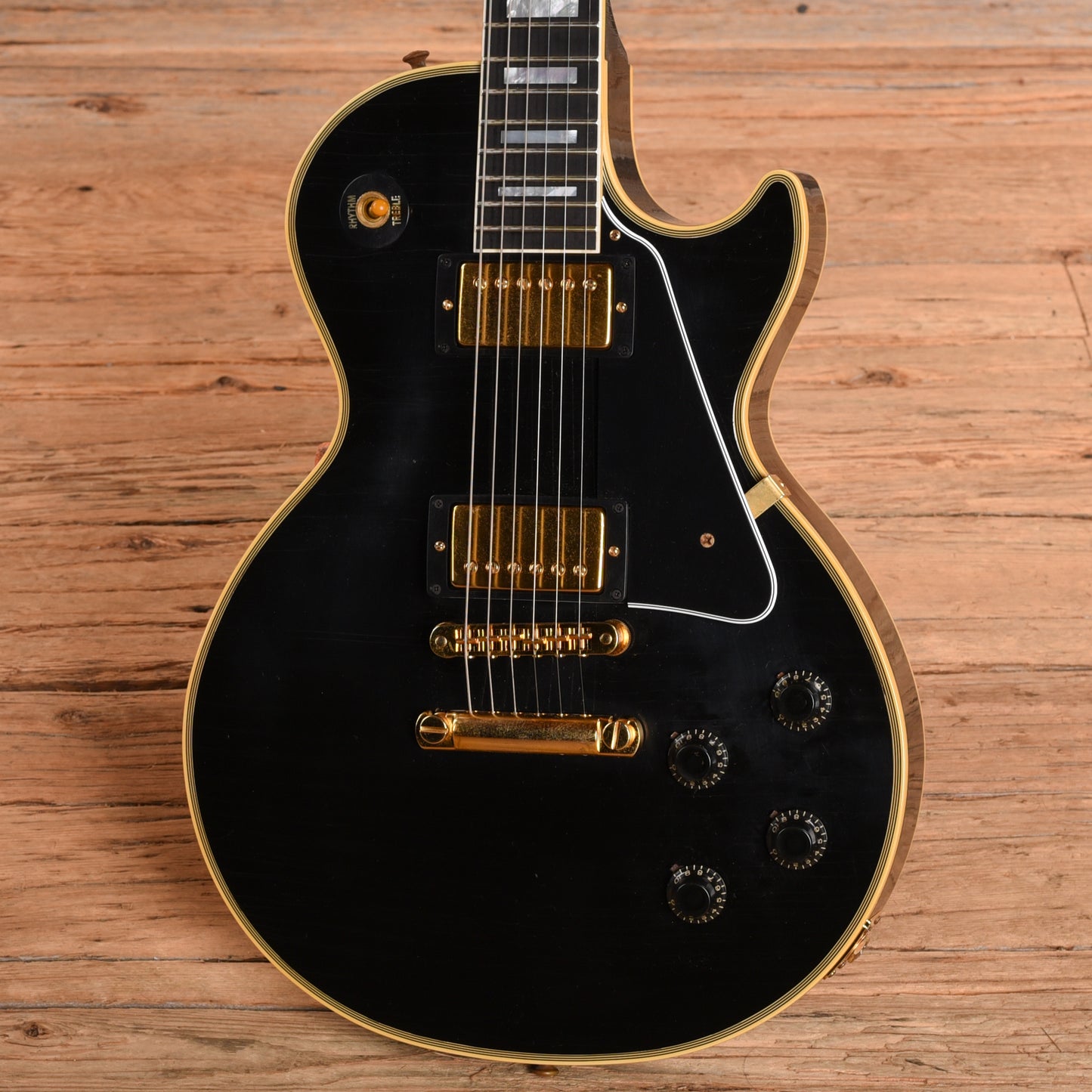 Gibson Custom Shop Murphy Lab Les Paul Custom Ultra Light Aged Ebony 2025 Electric Guitars