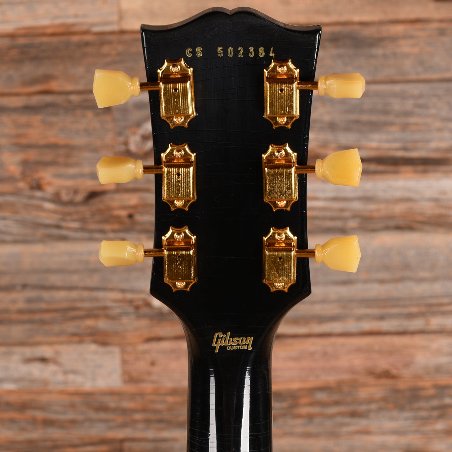 Gibson Custom Shop Murphy Lab Les Paul Custom Ultra Light Aged Ebony 2025 Electric Guitars