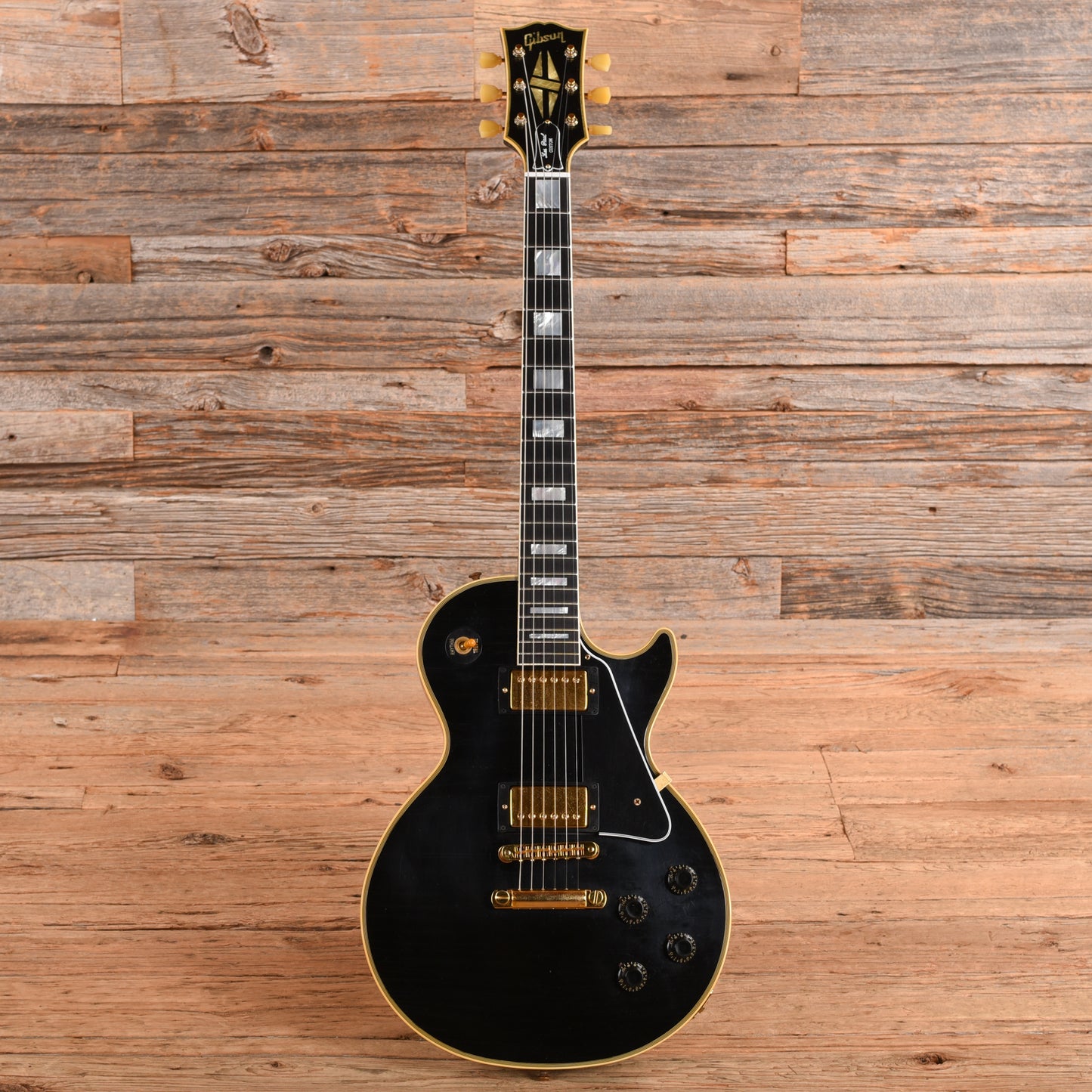 Gibson Custom Shop Murphy Lab Les Paul Custom Ultra Light Aged Ebony 2025 Electric Guitars
