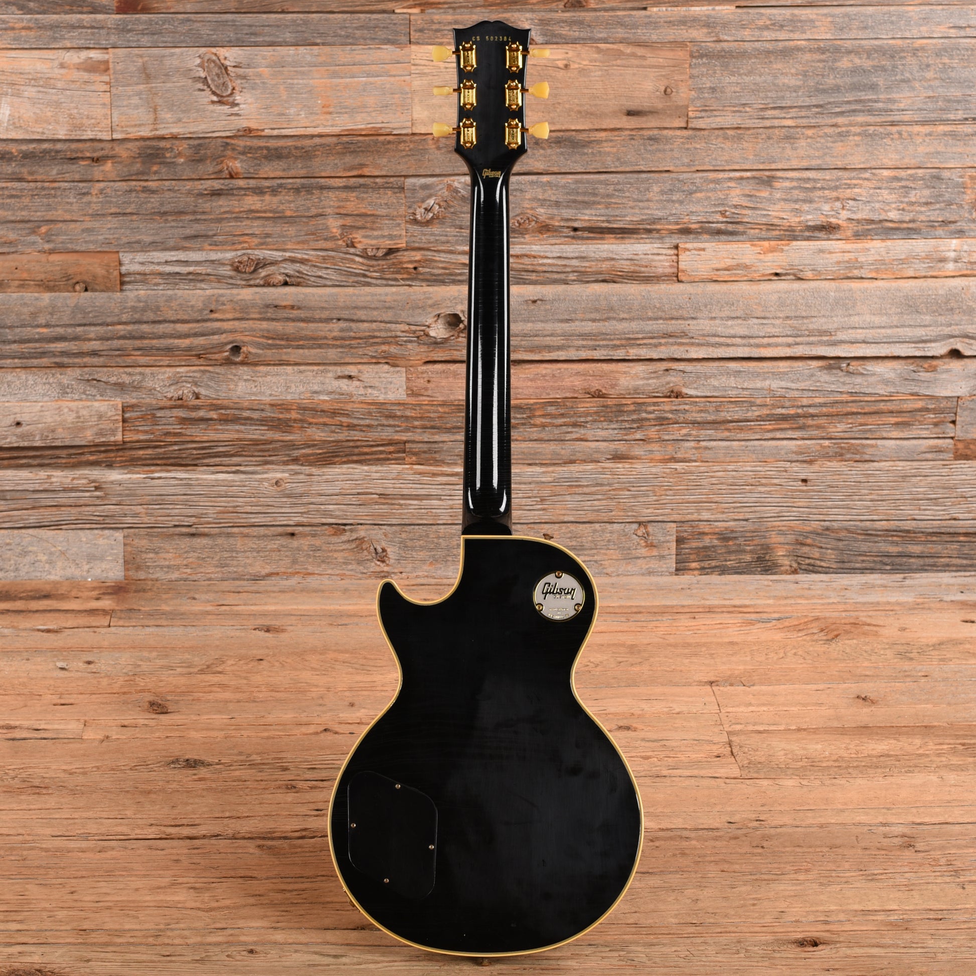 Gibson Custom Shop Murphy Lab Les Paul Custom Ultra Light Aged Ebony 2025 Electric Guitars