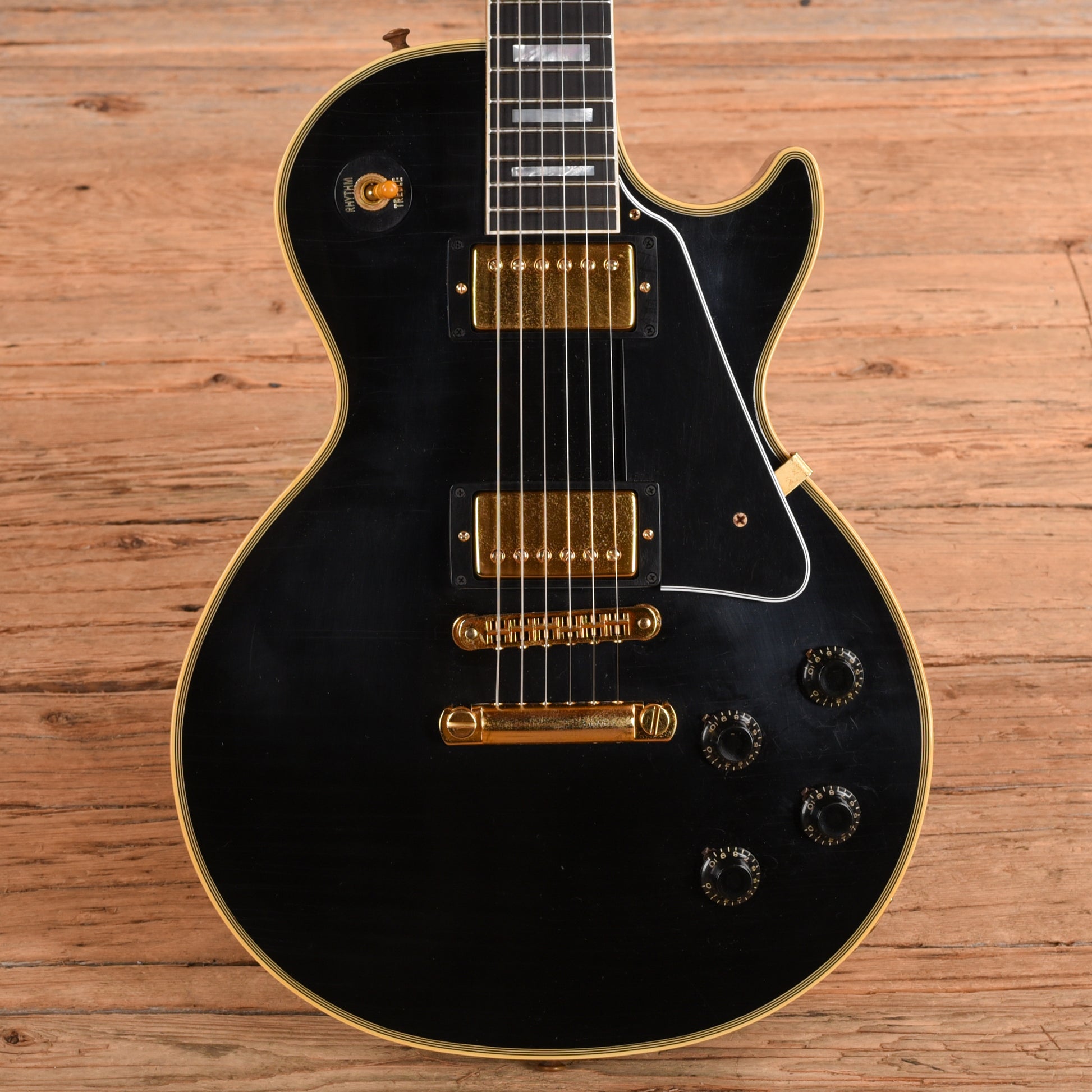 Gibson Custom Shop Murphy Lab Les Paul Custom Ultra Light Aged Ebony 2025 Electric Guitars