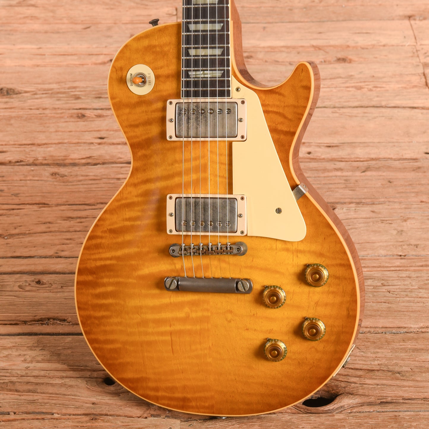Gibson Custom Shop Murphy Lab Wildwood Spec '59 Les Paul Standard Reissue Ultra Light Aged, Brazilian Rosewood Lemon Burst Electric Guitars