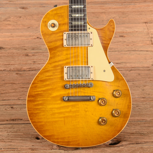 Gibson Custom Shop Murphy Lab Wildwood Spec '59 Les Paul Standard Reissue Ultra Light Aged, Brazilian Rosewood Lemon Burst Electric Guitars