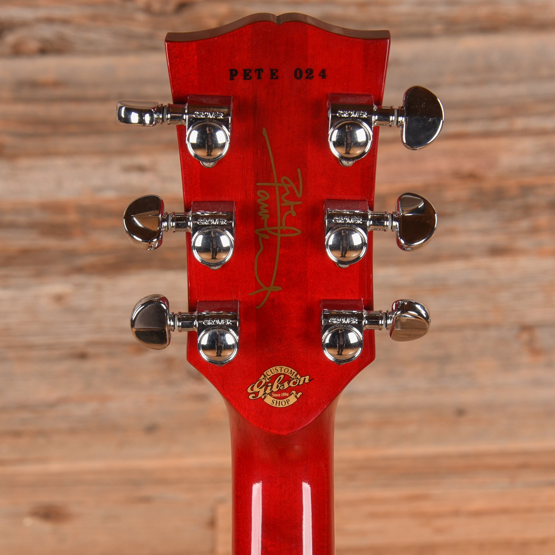 Gibson Custom Shop Pete Townshend Les Paul Deluxe #1 Wine Red 2006 Electric Guitars