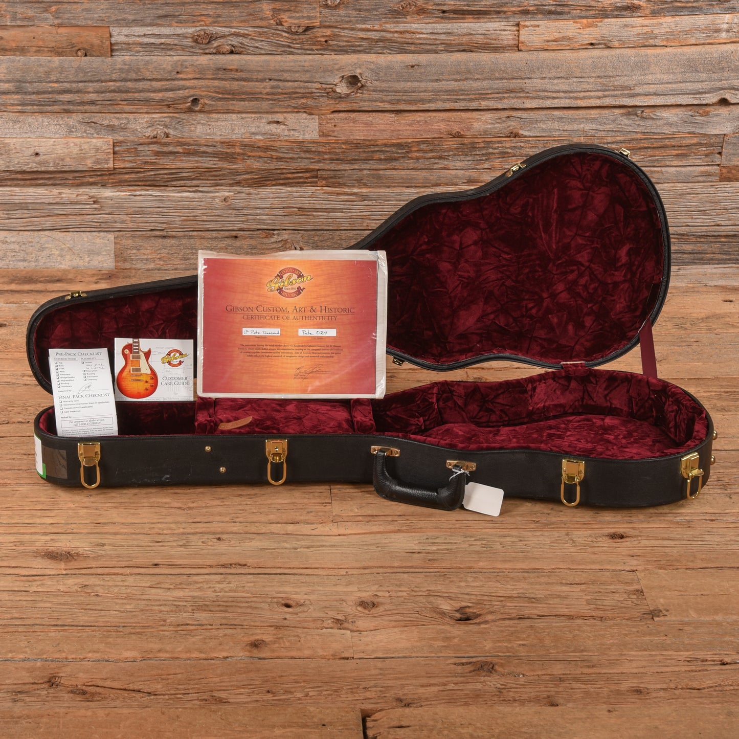 Gibson Custom Shop Pete Townshend Les Paul Deluxe #1 Wine Red 2006 Electric Guitars