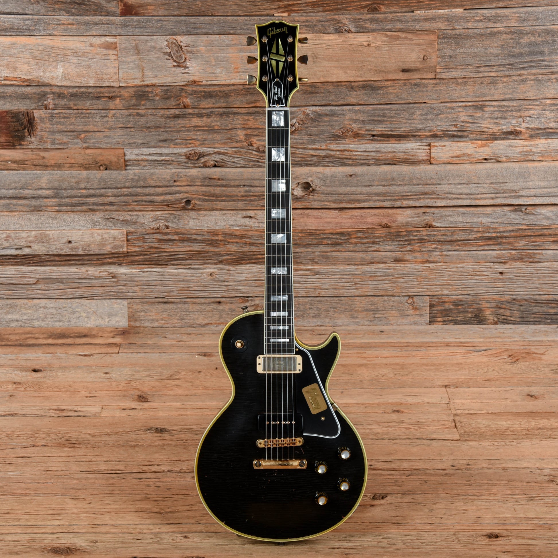 Gibson Custom Shop Robby Krieger Les Paul Custom Signed 13/50 Black 2014 Electric Guitars