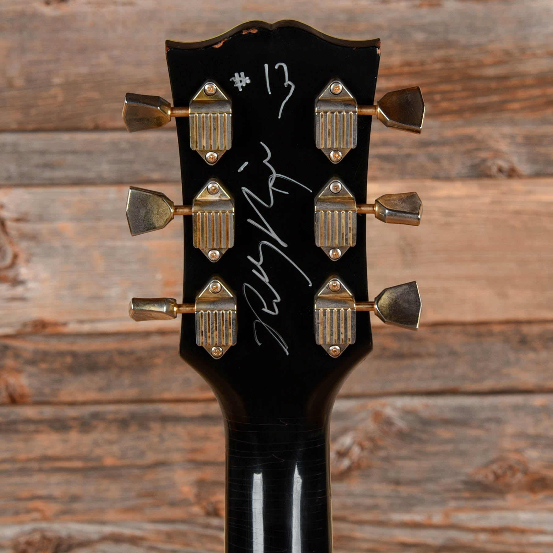 Gibson Custom Shop Robby Krieger Les Paul Custom Signed 13/50 Black 2014 Electric Guitars