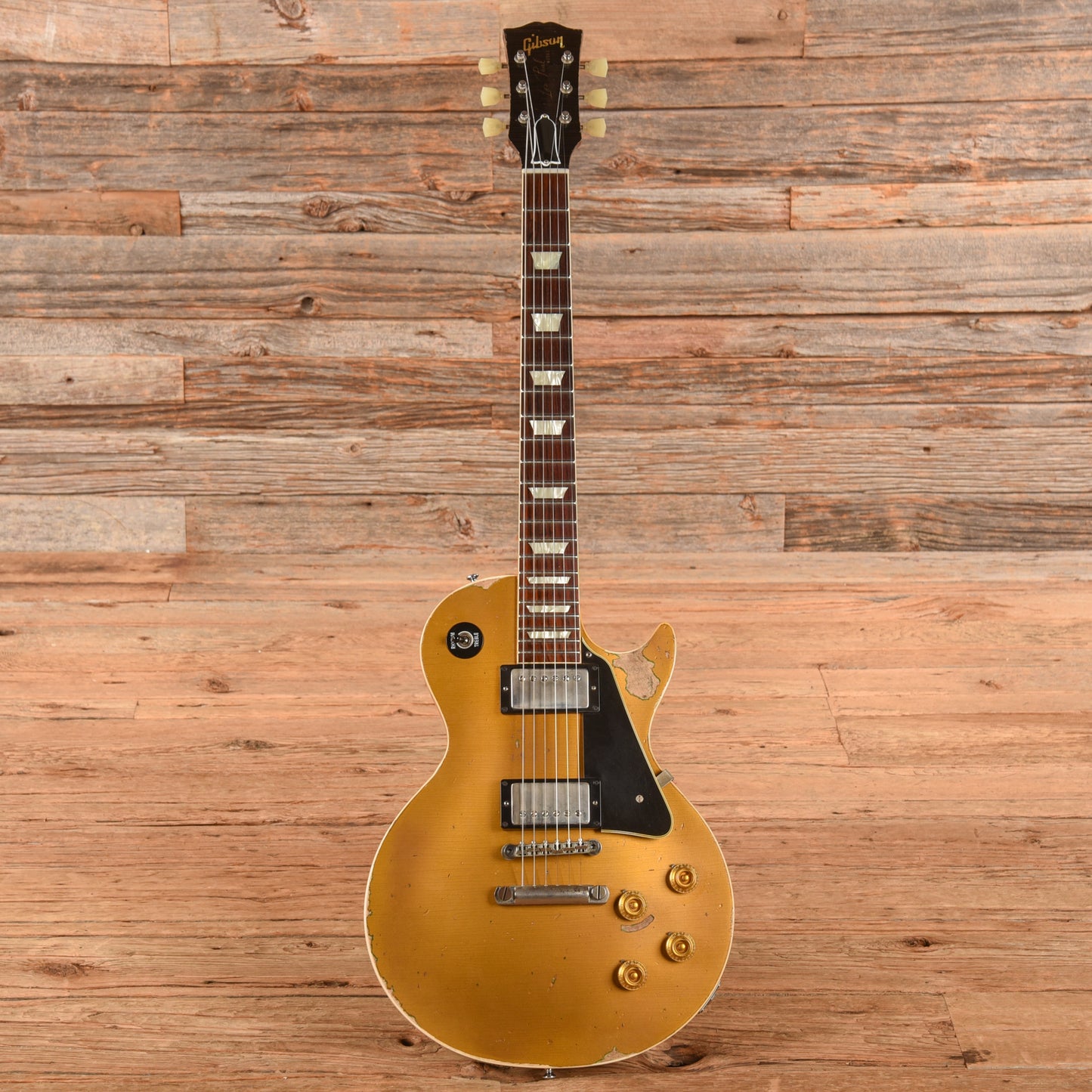 Gibson Custom Shop True Historic '57 Les Paul Goldtop Aged Goldtop 2016 Electric Guitars