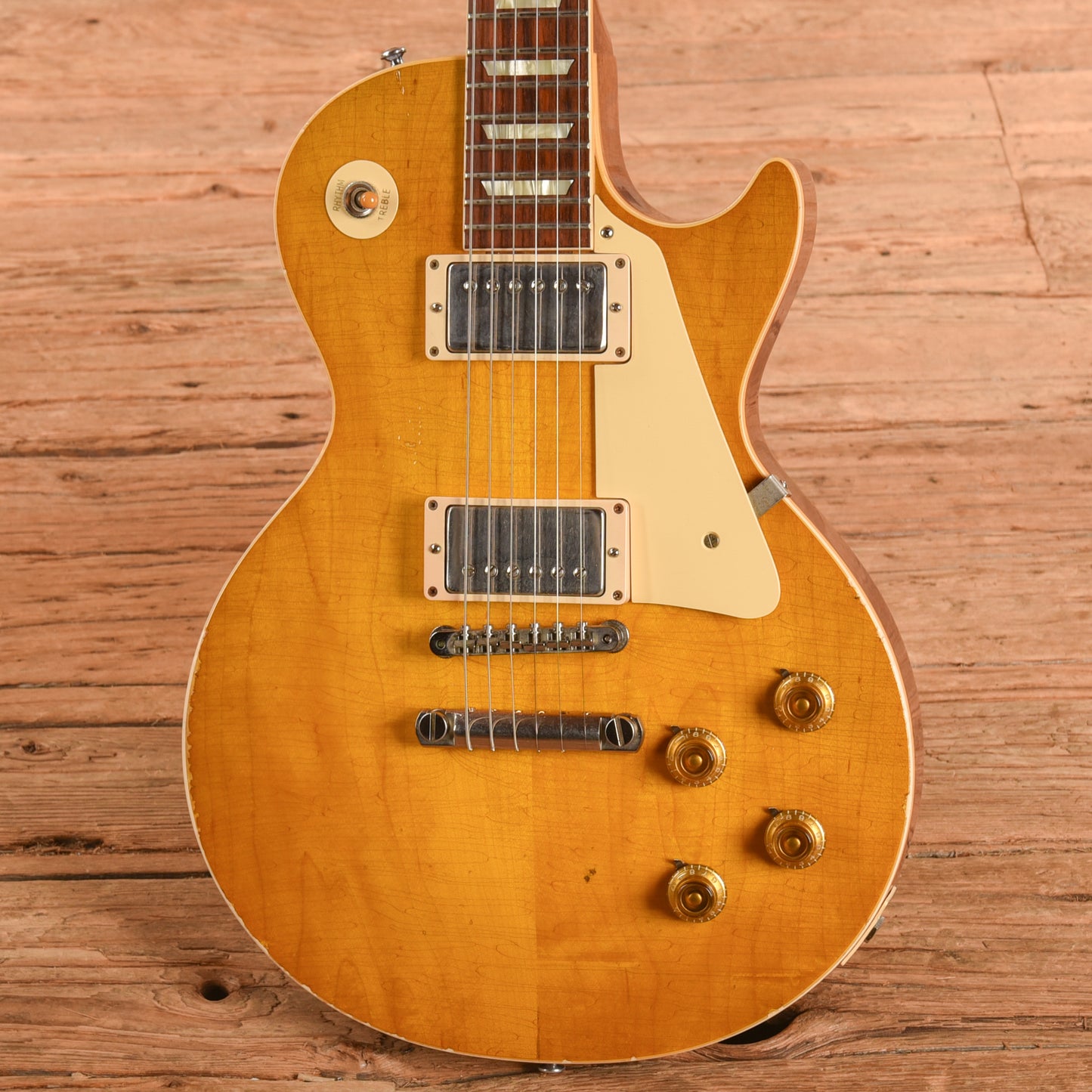 Gibson Custom True Historic '58 Les Paul Standard Reissue Murphy Aged Honey Burst 2015 Electric Guitars