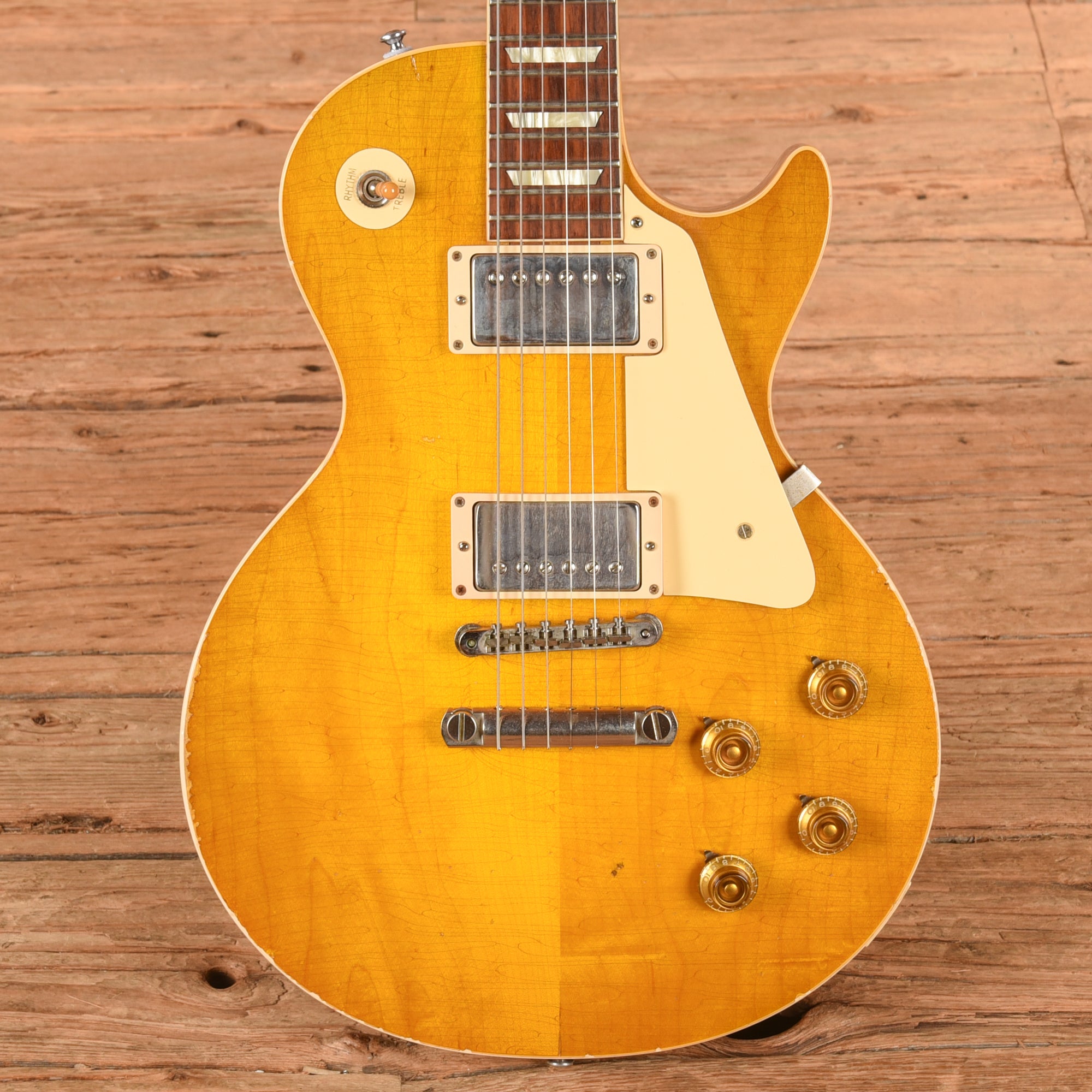 Gibson Custom True Historic '58 Les Paul Standard Reissue Murphy Aged Honey Burst 2015 Electric Guitars