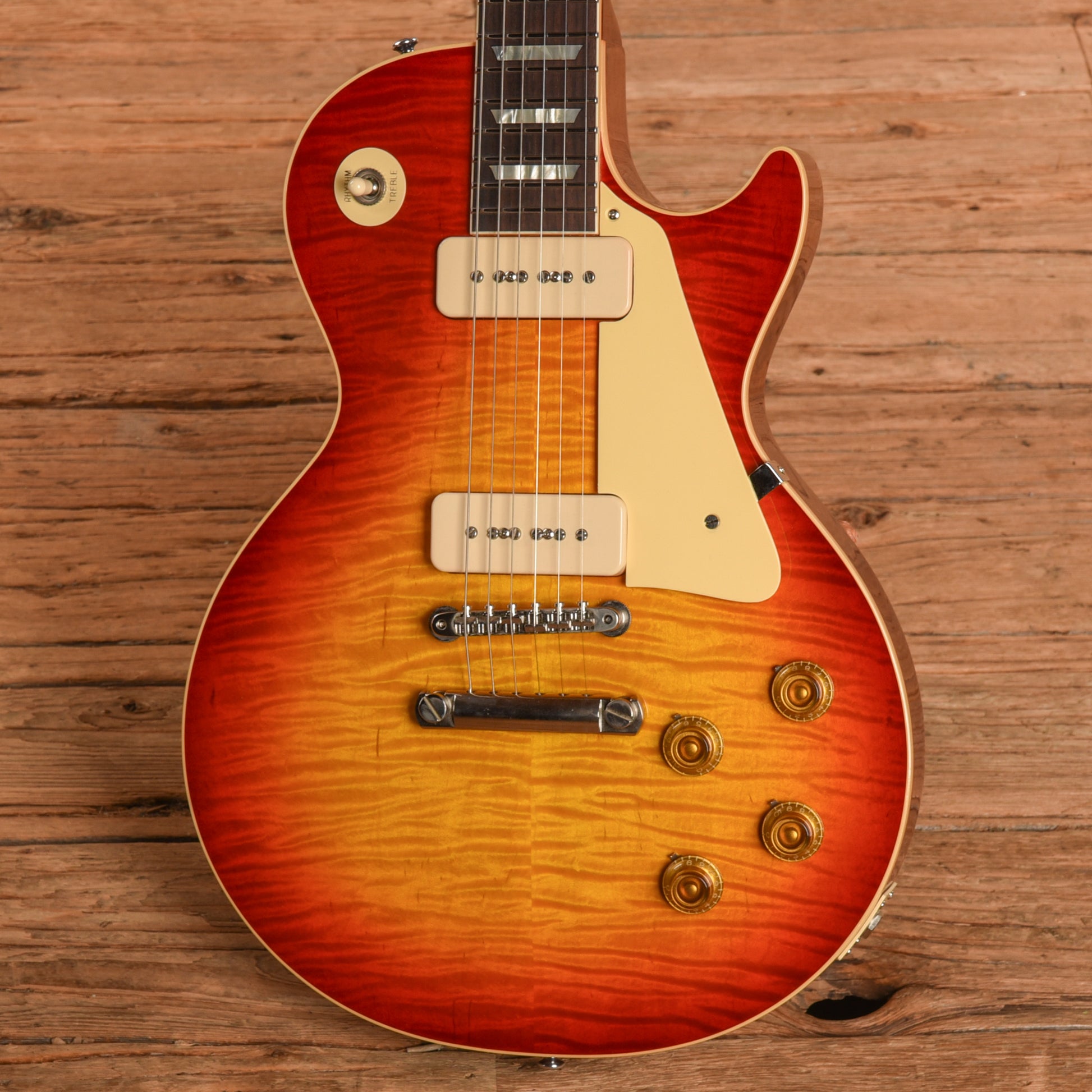 Gibson Custom Wildwood '59 Les Paul Standard Reissue w/ P90's Cherry Sunburst 2023 Electric Guitars