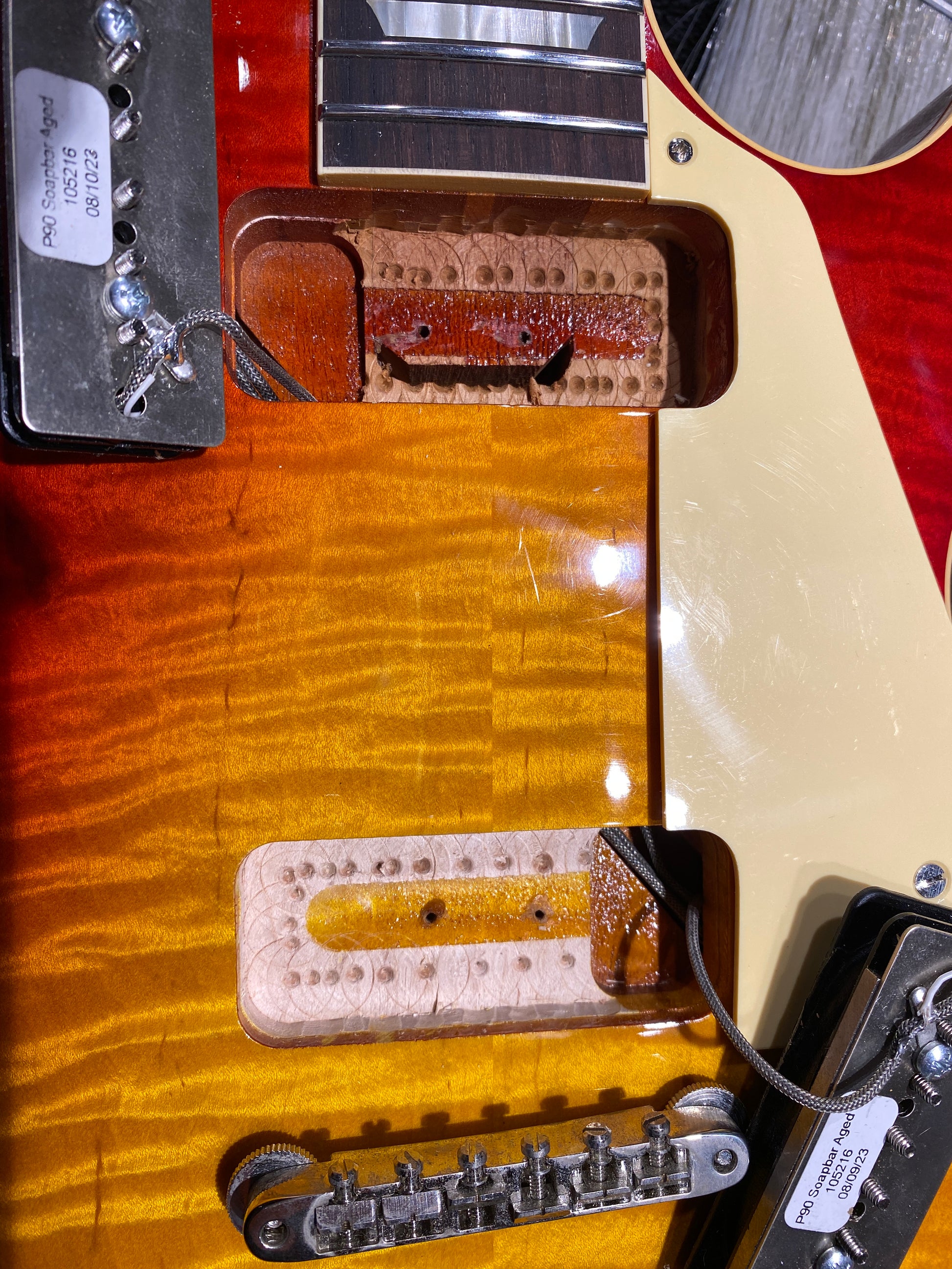 Gibson Custom Wildwood '59 Les Paul Standard Reissue w/ P90's Cherry Sunburst 2023 Electric Guitars