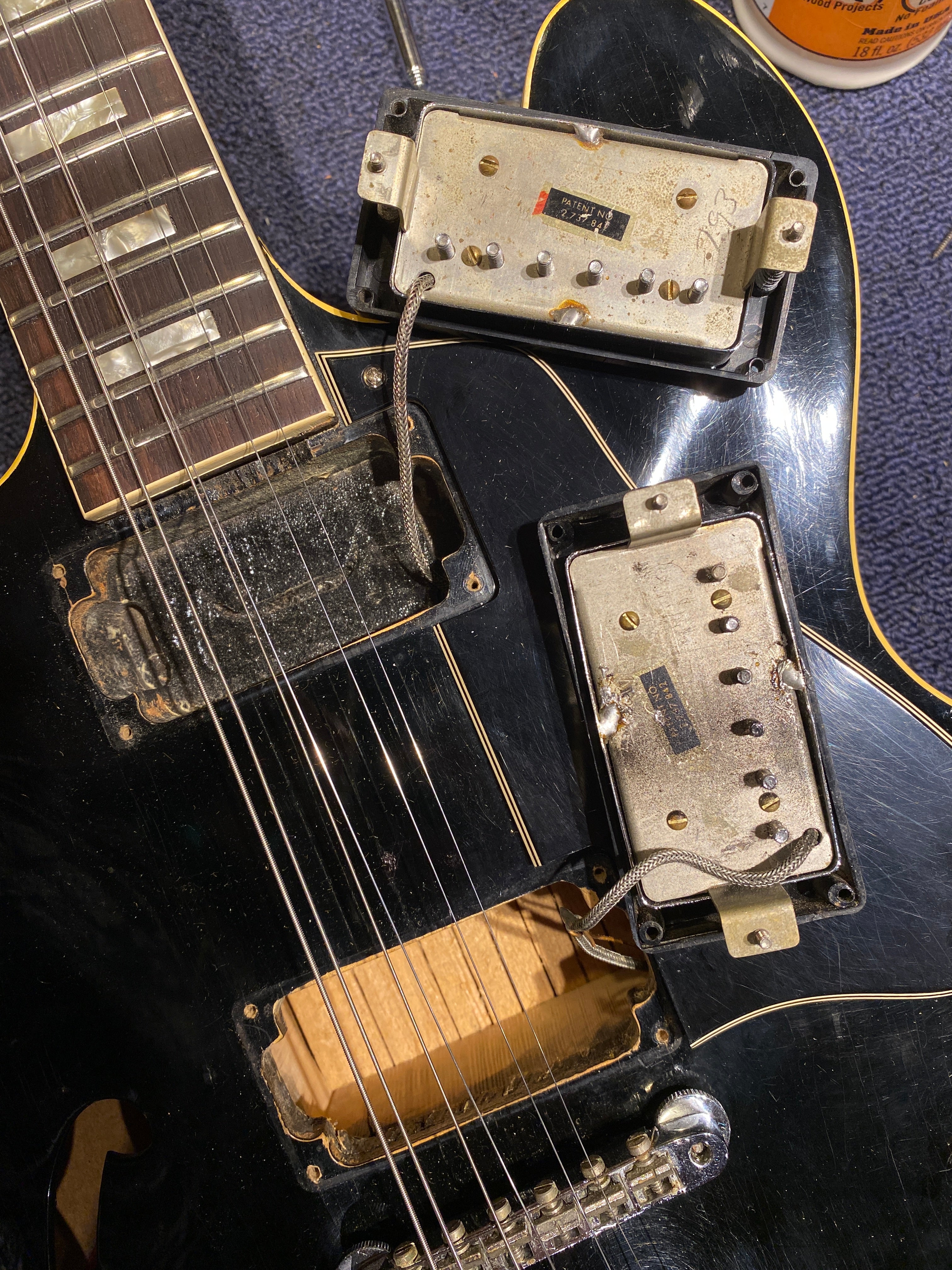 Gibson ES-335 Black 1968 Electric Guitars