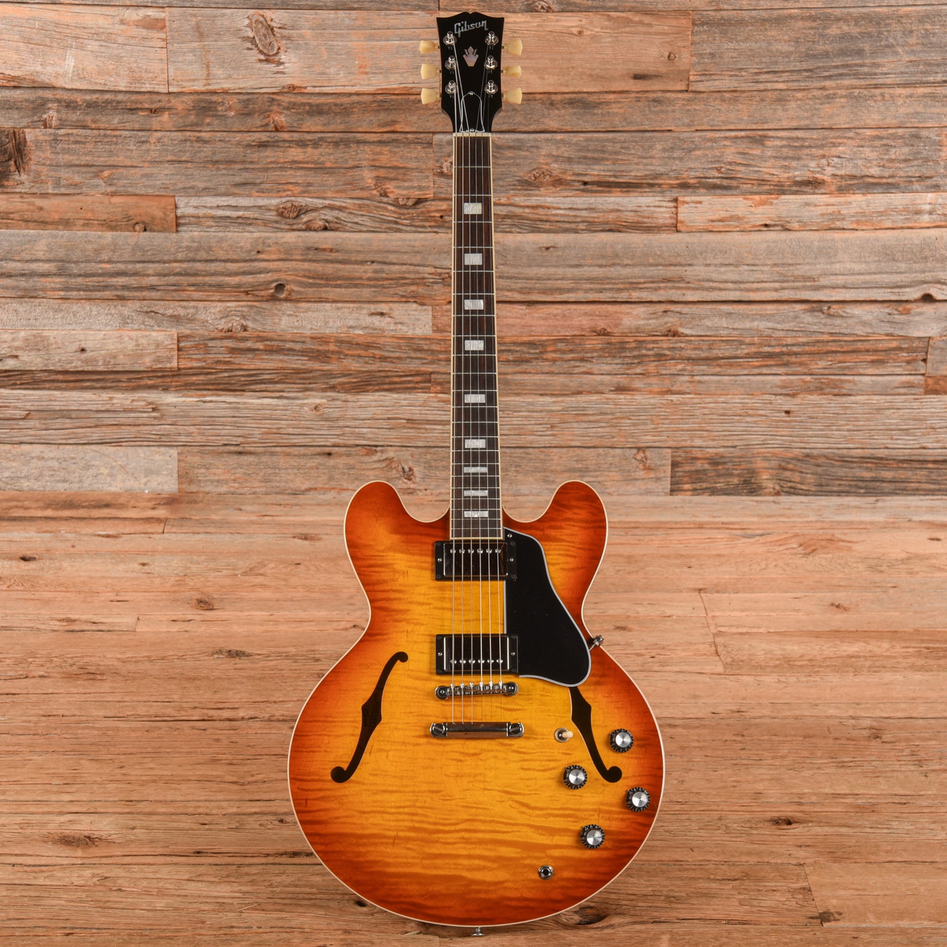 Gibson ES-335 Figured Ice Tea 2022 Electric Guitars