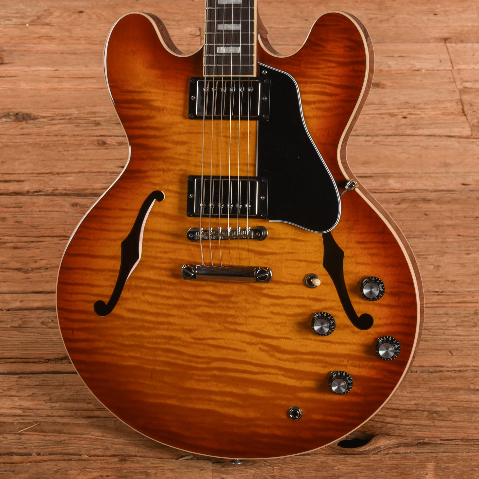 Gibson ES-335 Figured Ice Tea 2022 Electric Guitars