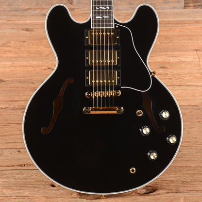 Gibson ES Supreme 3-Pickup Ebony 2024 Electric Guitars