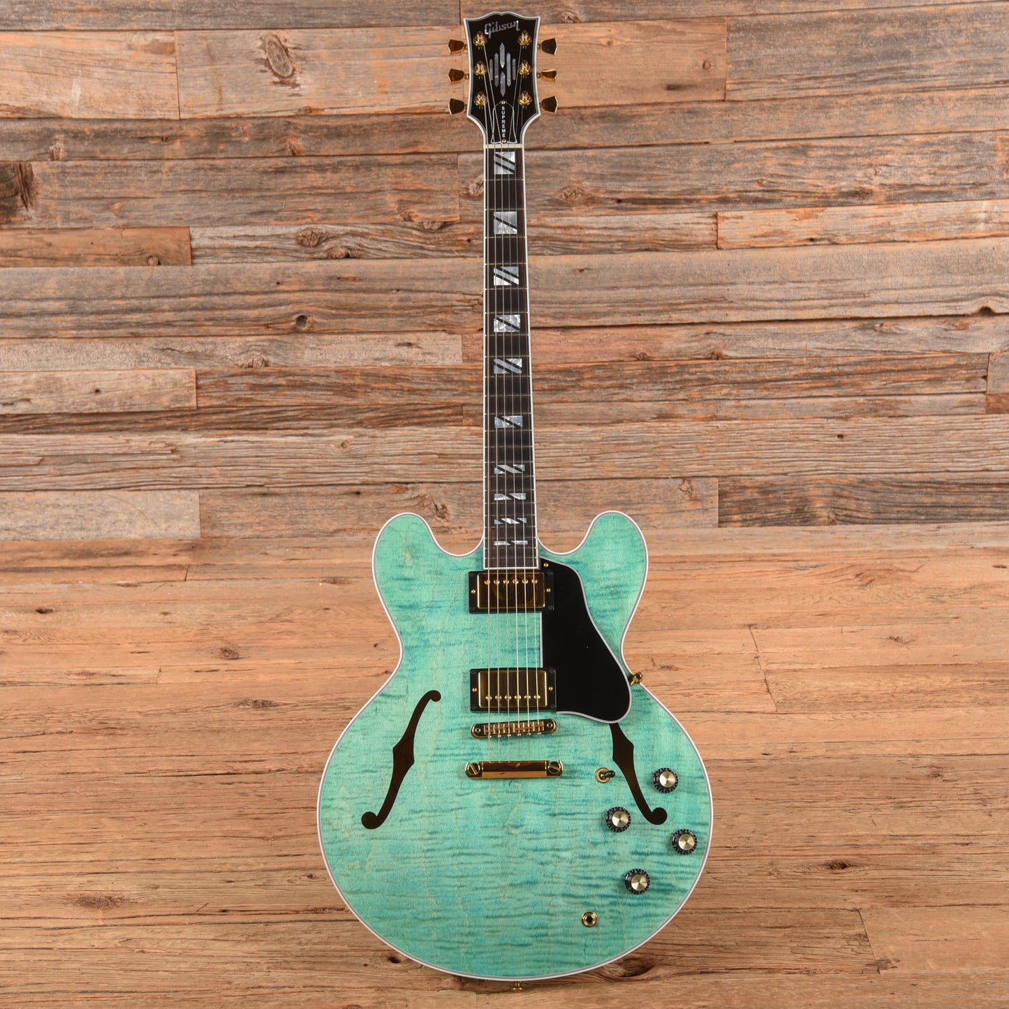 Gibson ES Supreme Seafoam Green 2024 Electric Guitars