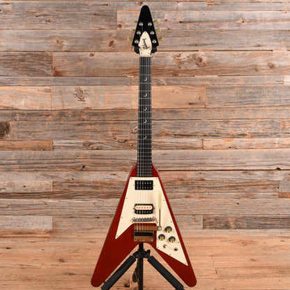 Gibson Flying V Moon Inlays Cherry 2002 Electric Guitars