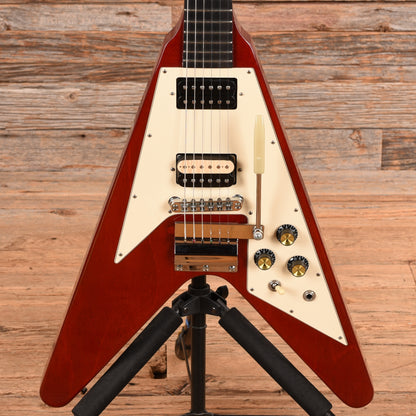 Gibson Flying V Moon Inlays Cherry 2002 Electric Guitars