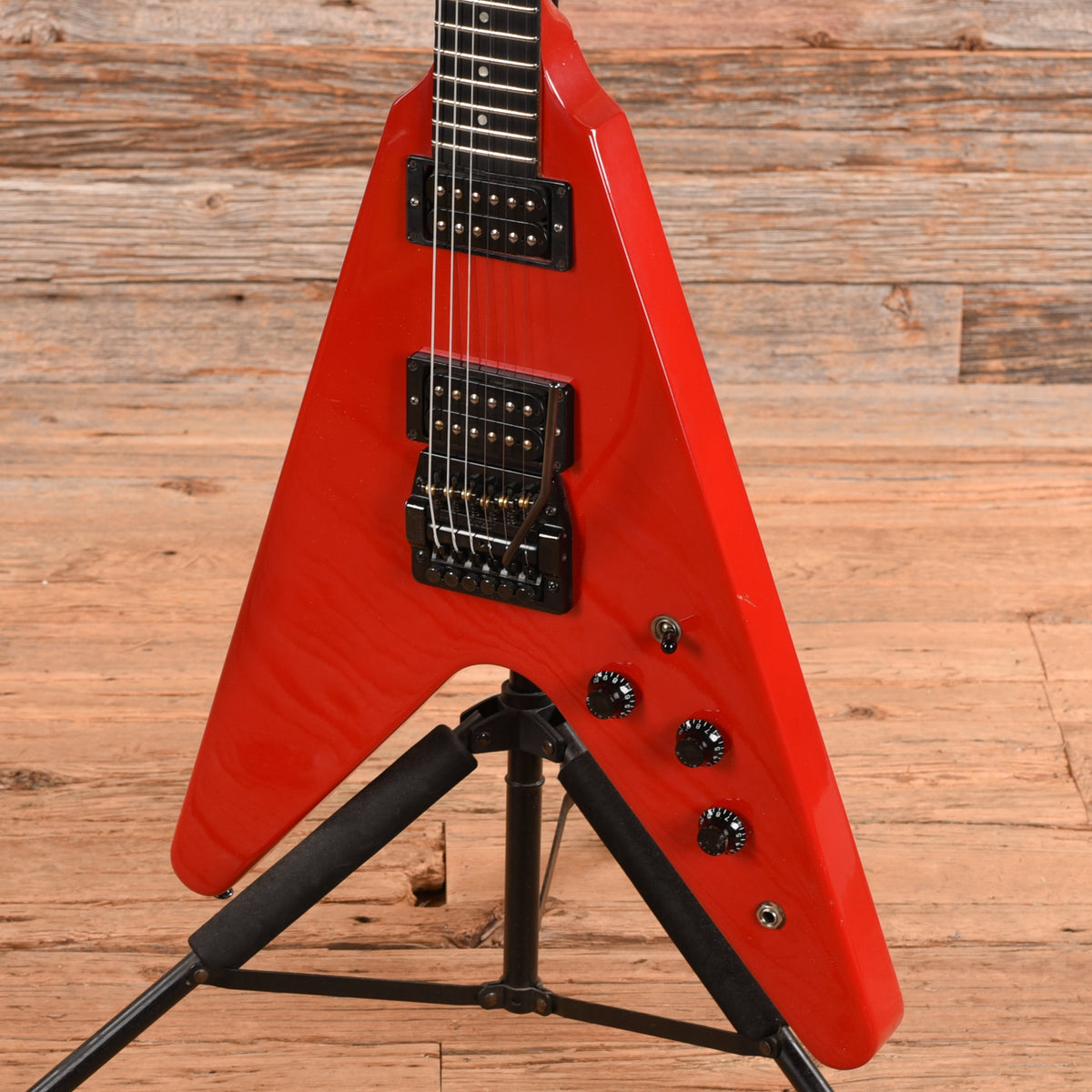Gibson Flying V XPL Ferrari Red 1985 Electric Guitars