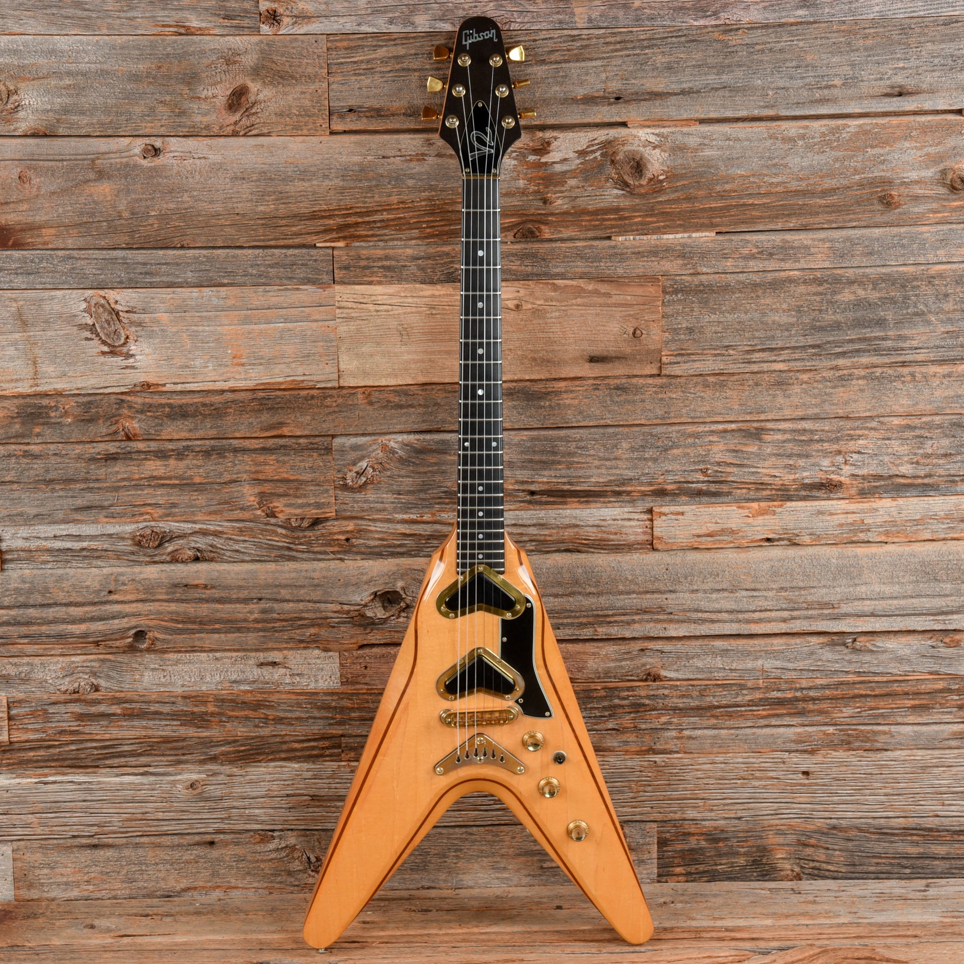 Gibson Flying V2 Natural 1980 - Joe Trohman Electric Guitars