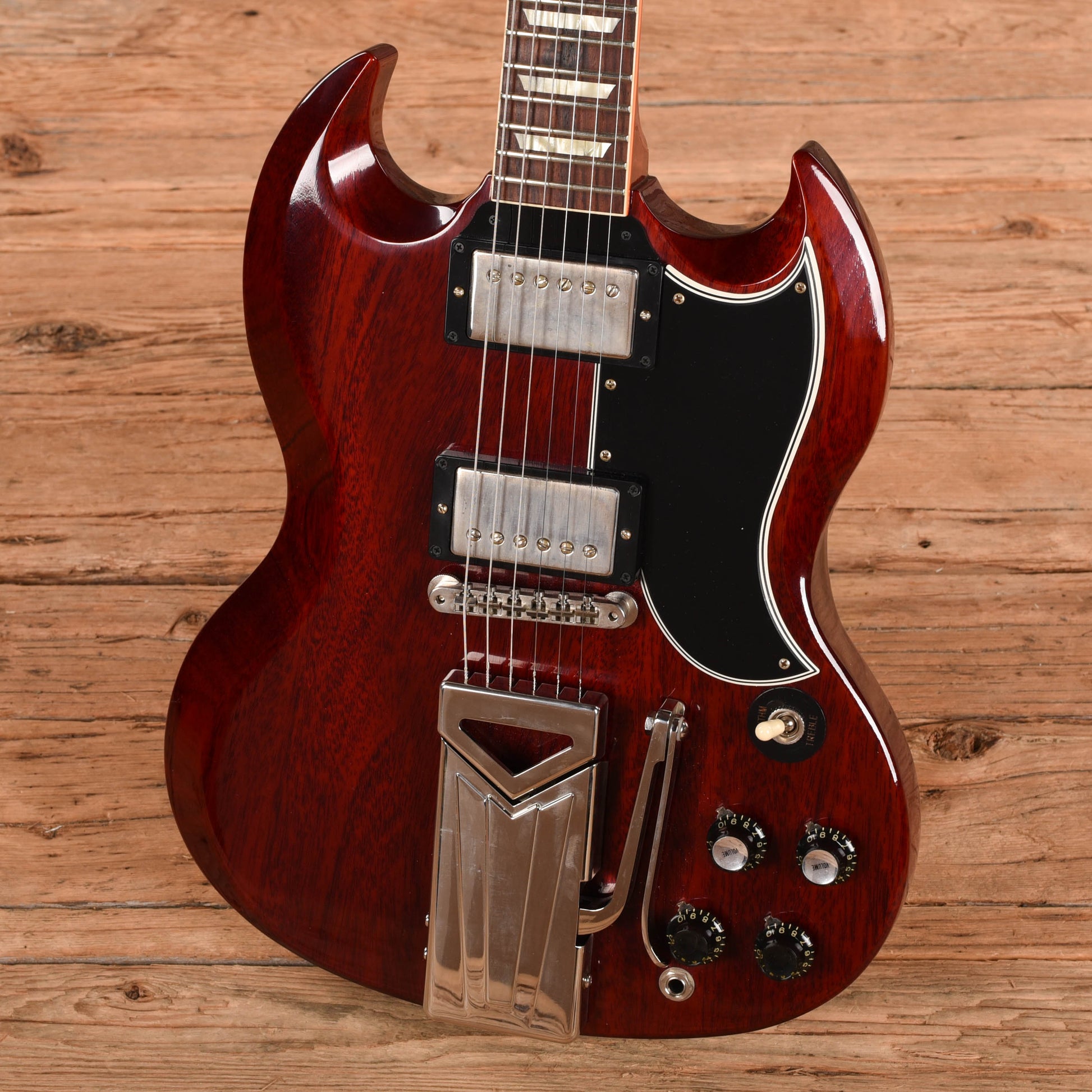 Gibson Gibson Custom 60th Anniversary '61 Les Paul SG Standard Cherry 2021 Electric Guitars