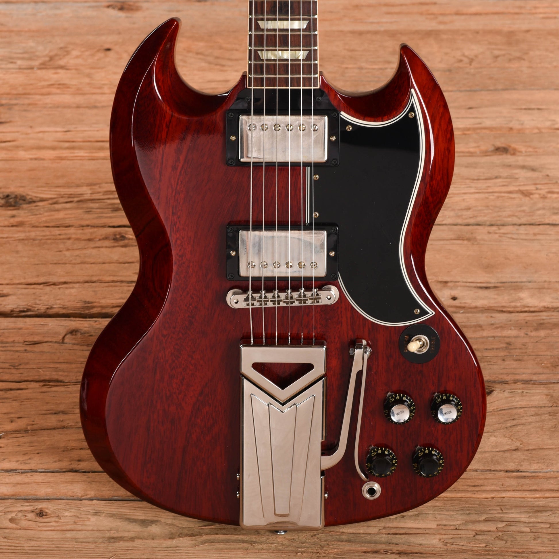 Gibson Gibson Custom 60th Anniversary '61 Les Paul SG Standard Cherry 2021 Electric Guitars