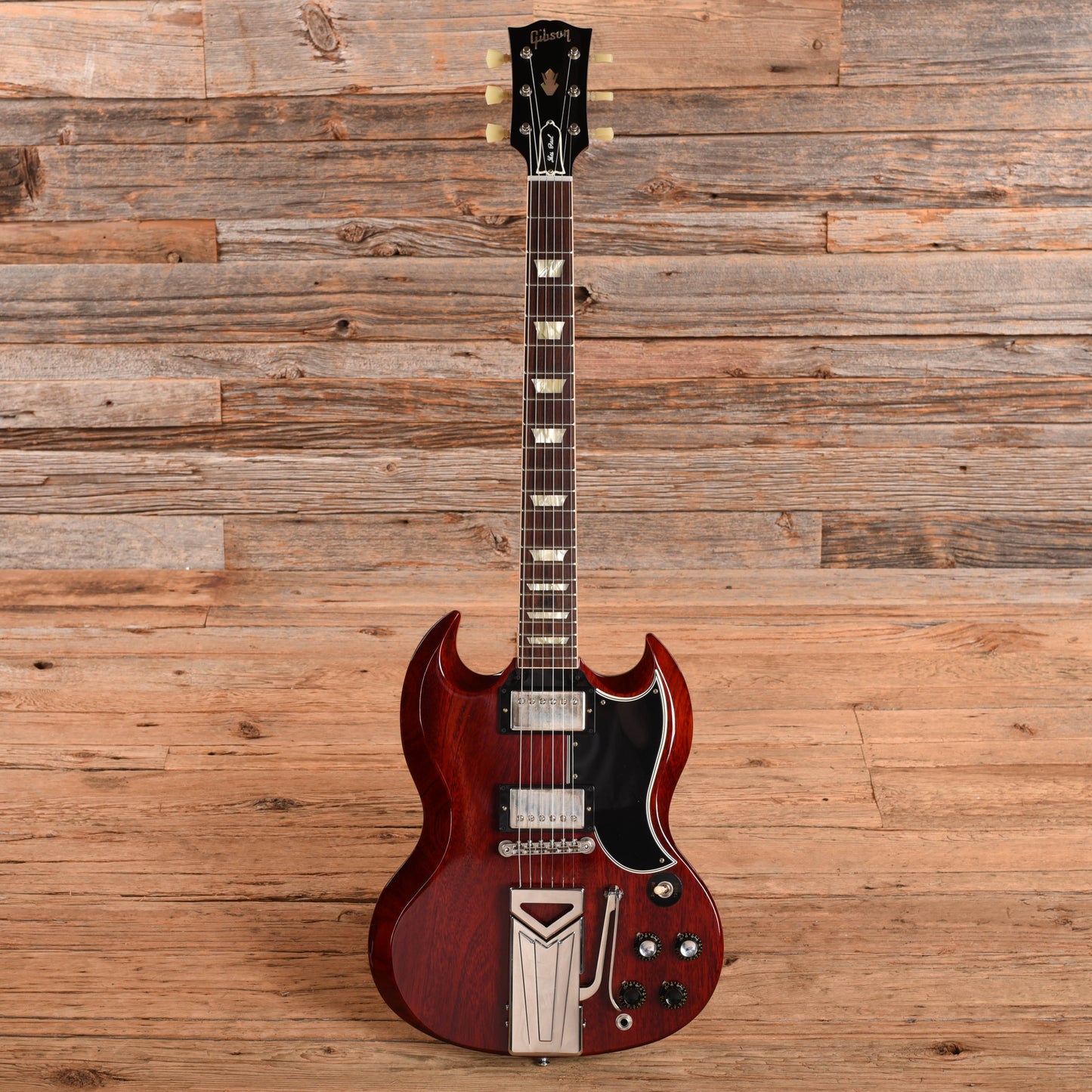Gibson Gibson Custom 60th Anniversary '61 Les Paul SG Standard Cherry 2021 Electric Guitars