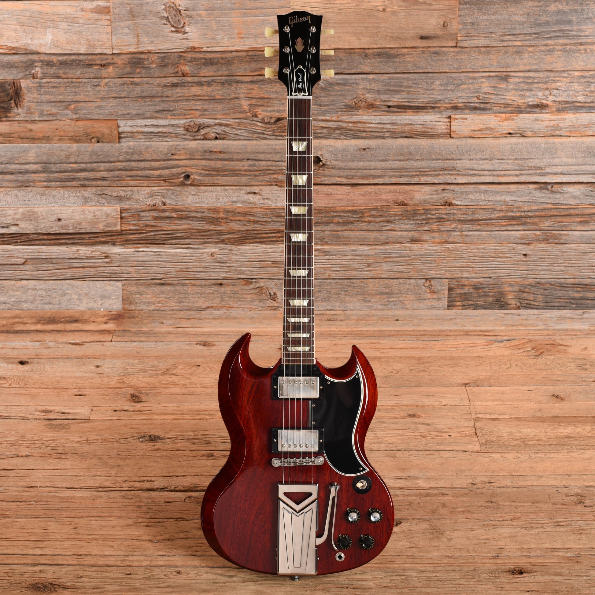 Gibson Gibson Custom 60th Anniversary '61 Les Paul SG Standard Cherry 2021 Electric Guitars