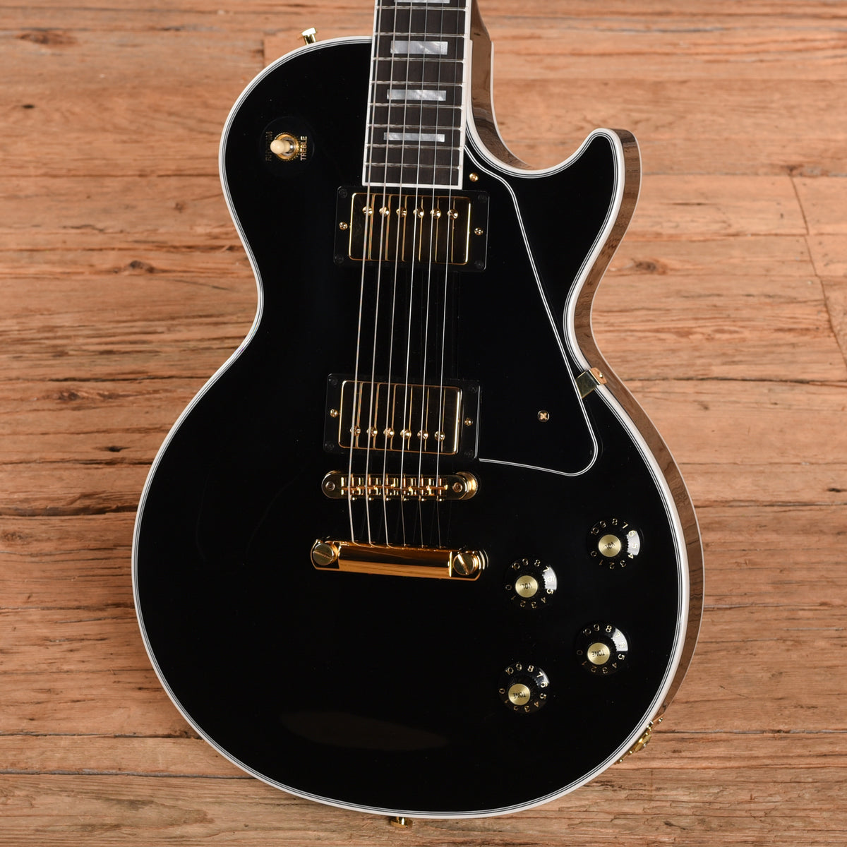 Gibson Les Paul 70s Custom Ebony 2026 Electric Guitars
