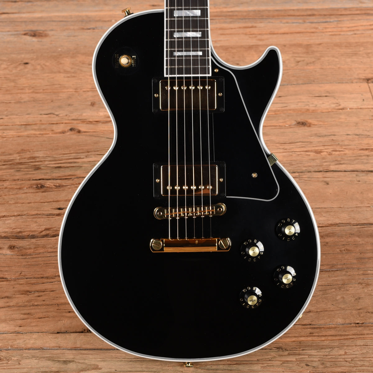 Gibson Les Paul 70s Custom Ebony 2026 Electric Guitars