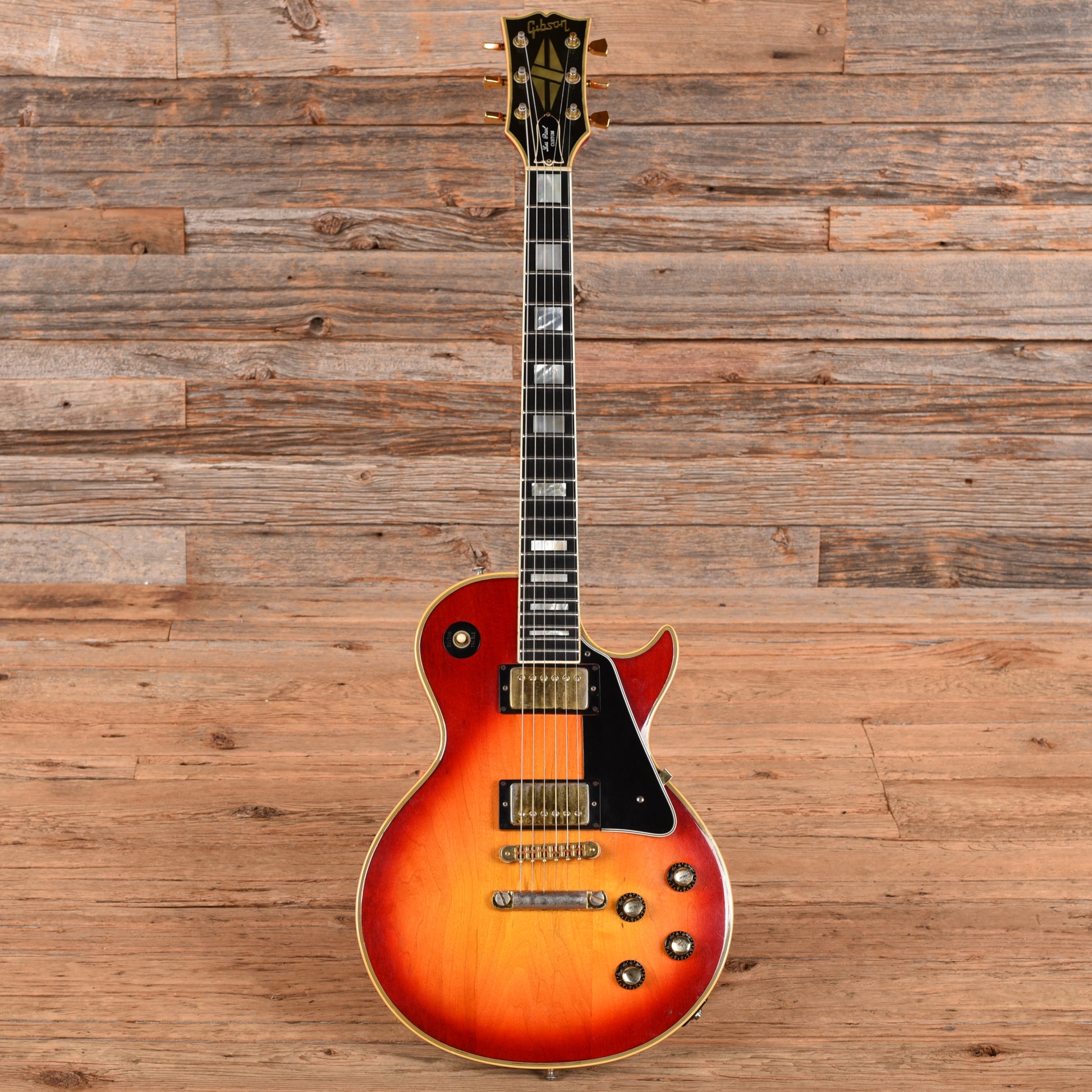 Gibson Les Paul Custom Cherry Sunburst 1976 Electric Guitars