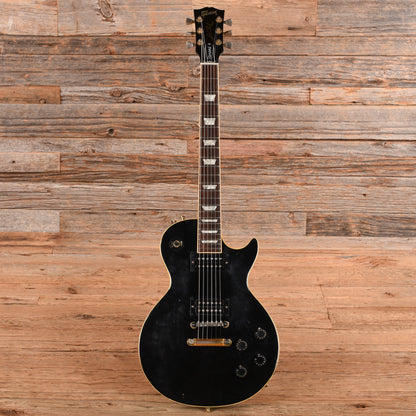 Gibson Les Paul Deluxe Re-Neck Black 1970s Electric Guitars