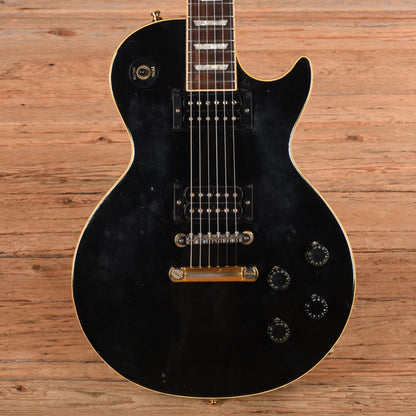 Gibson Les Paul Deluxe Re-Neck Black 1970s Electric Guitars
