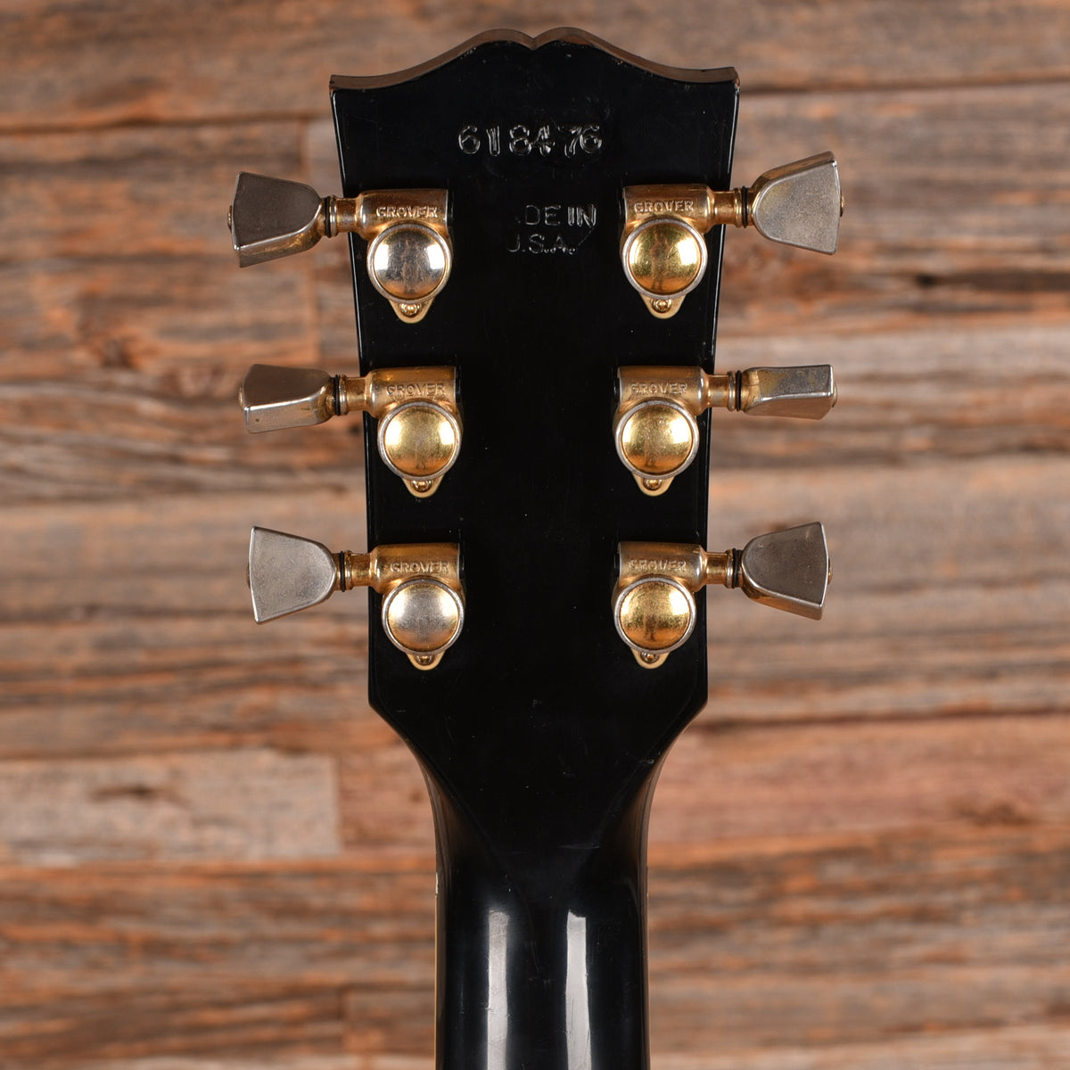 Gibson Les Paul Deluxe Re-Neck Black 1970s Electric Guitars