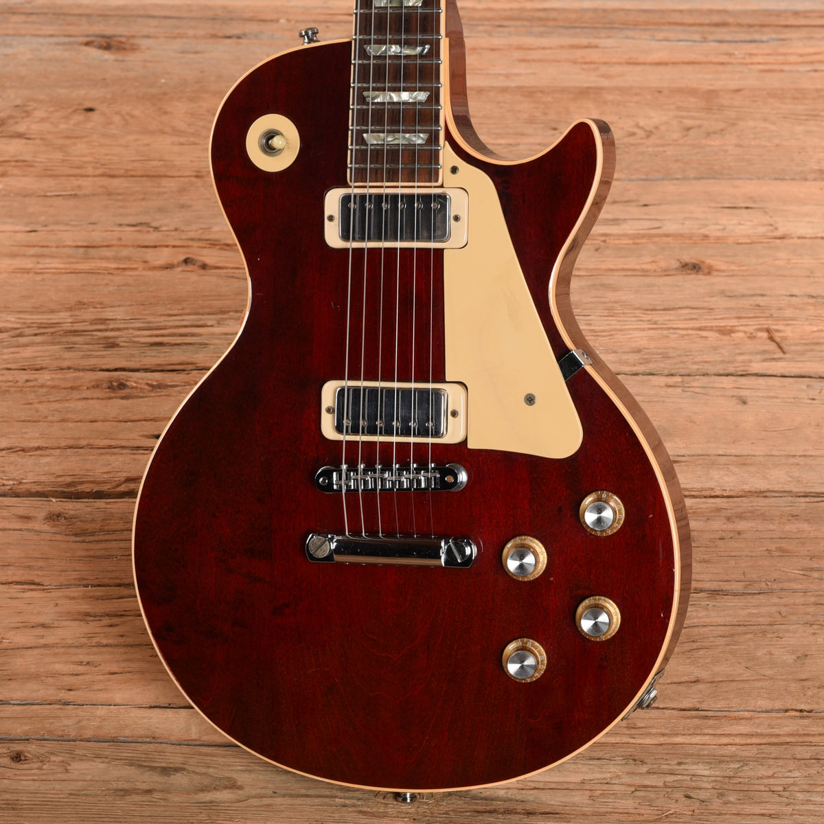 Gibson Les Paul Deluxe Wine Red 1978 Electric Guitars